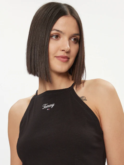 Tommy Hilfiger Jeans - Women's Cropped Ruche Racer Script Top - Image 3