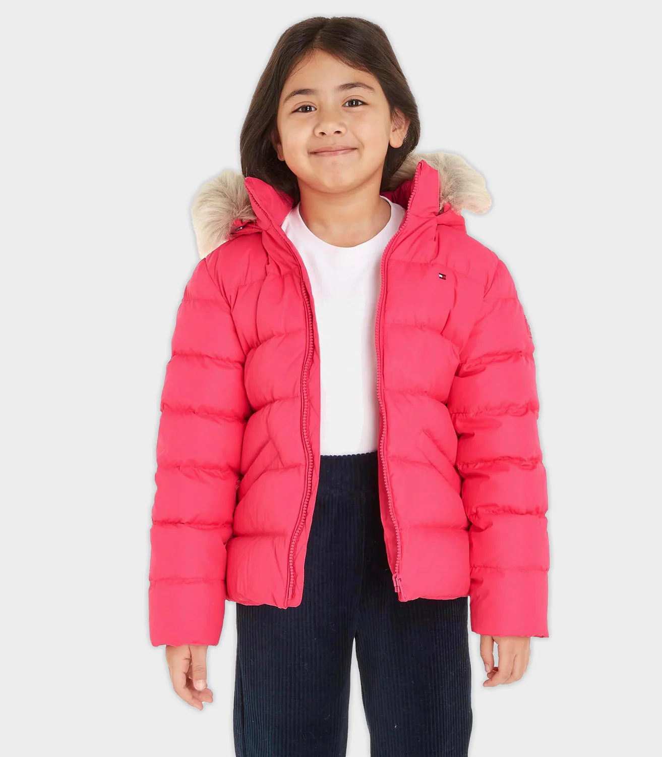 Tommy Hilfiger - Girls' Essential Quilted Jacket Regular Fit - Image 7