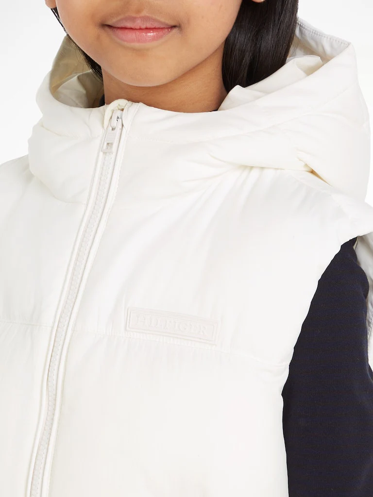 Tommy Hilfiger  - Girls -  New York Long Puffer Vest - Image 6