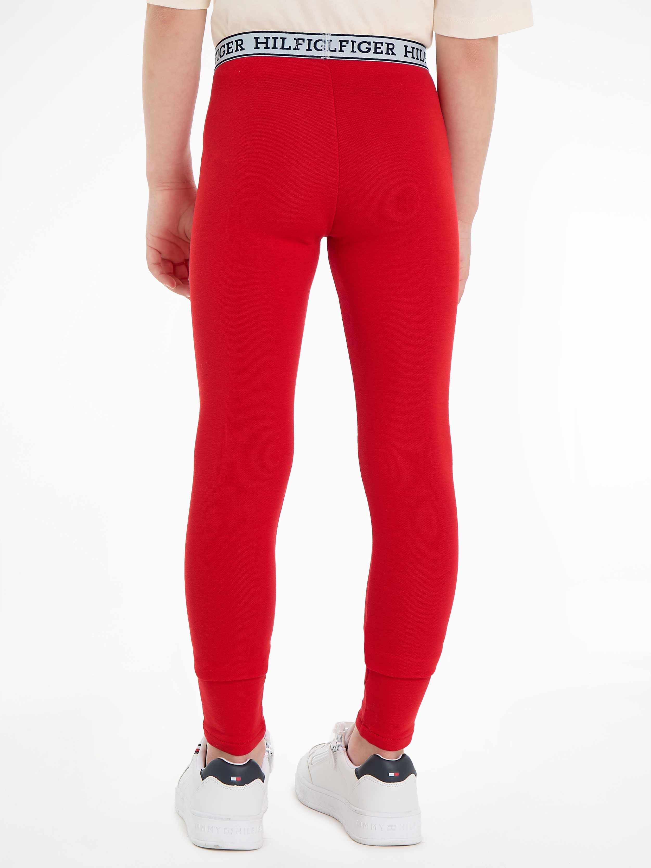 Tommy Hilfiger - Girls' Monotype Tape Legging - Image 3