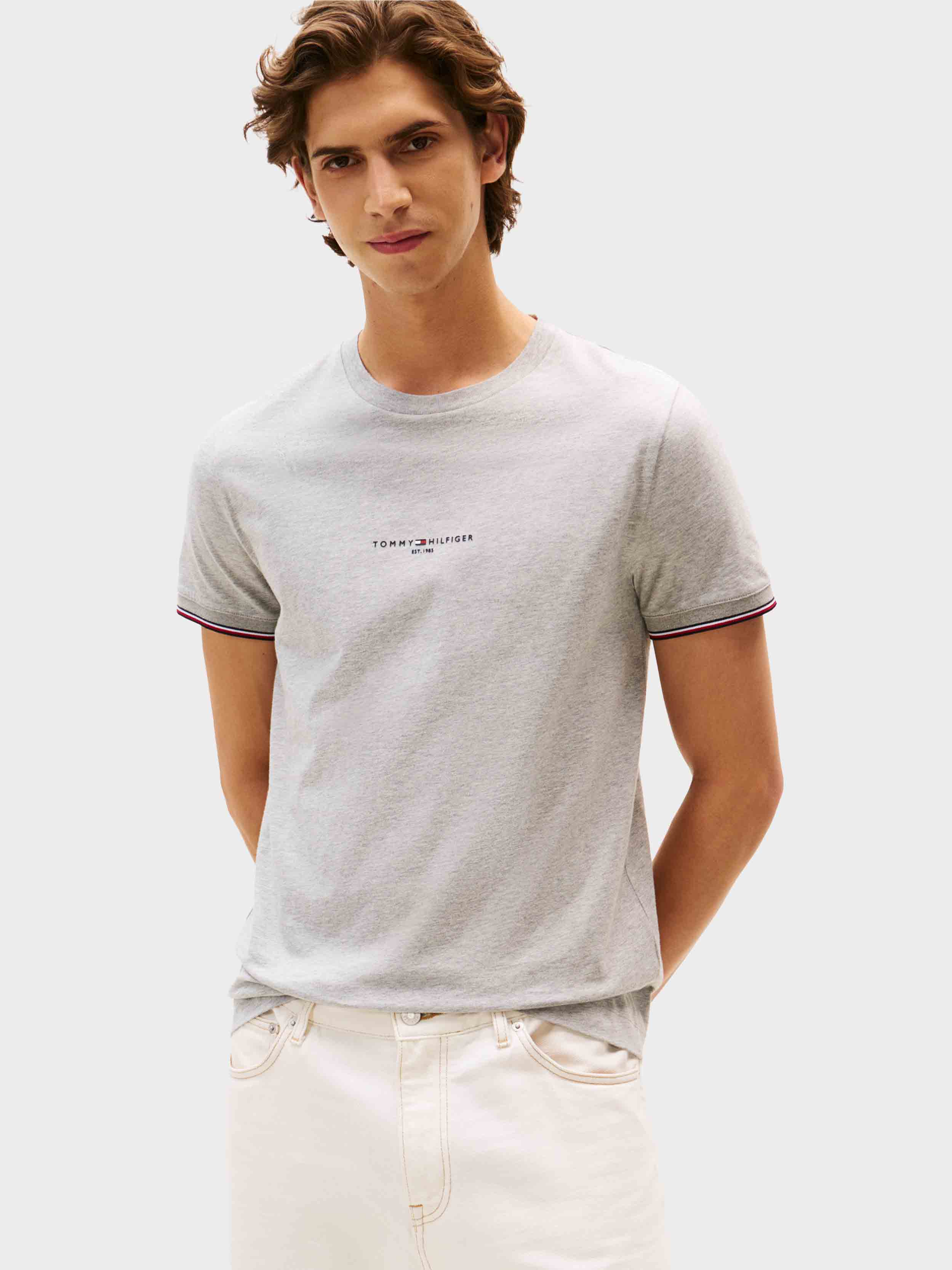 Tommy Hilfiger - Men's Tipped Slim Crew T-Shirt - Image 10