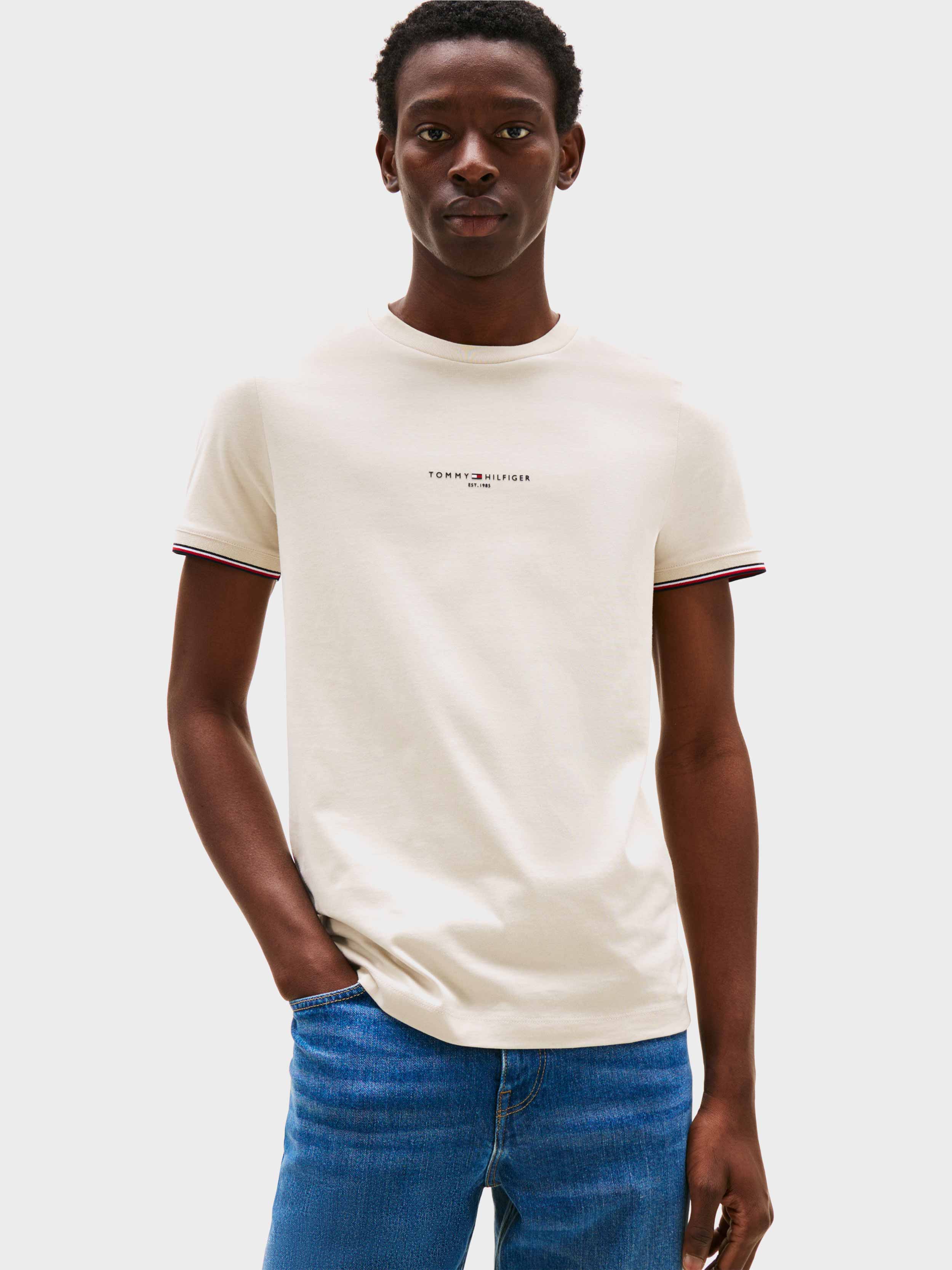 Tommy Hilfiger - Men's Tipped Slim Crew T-Shirt - Image 15