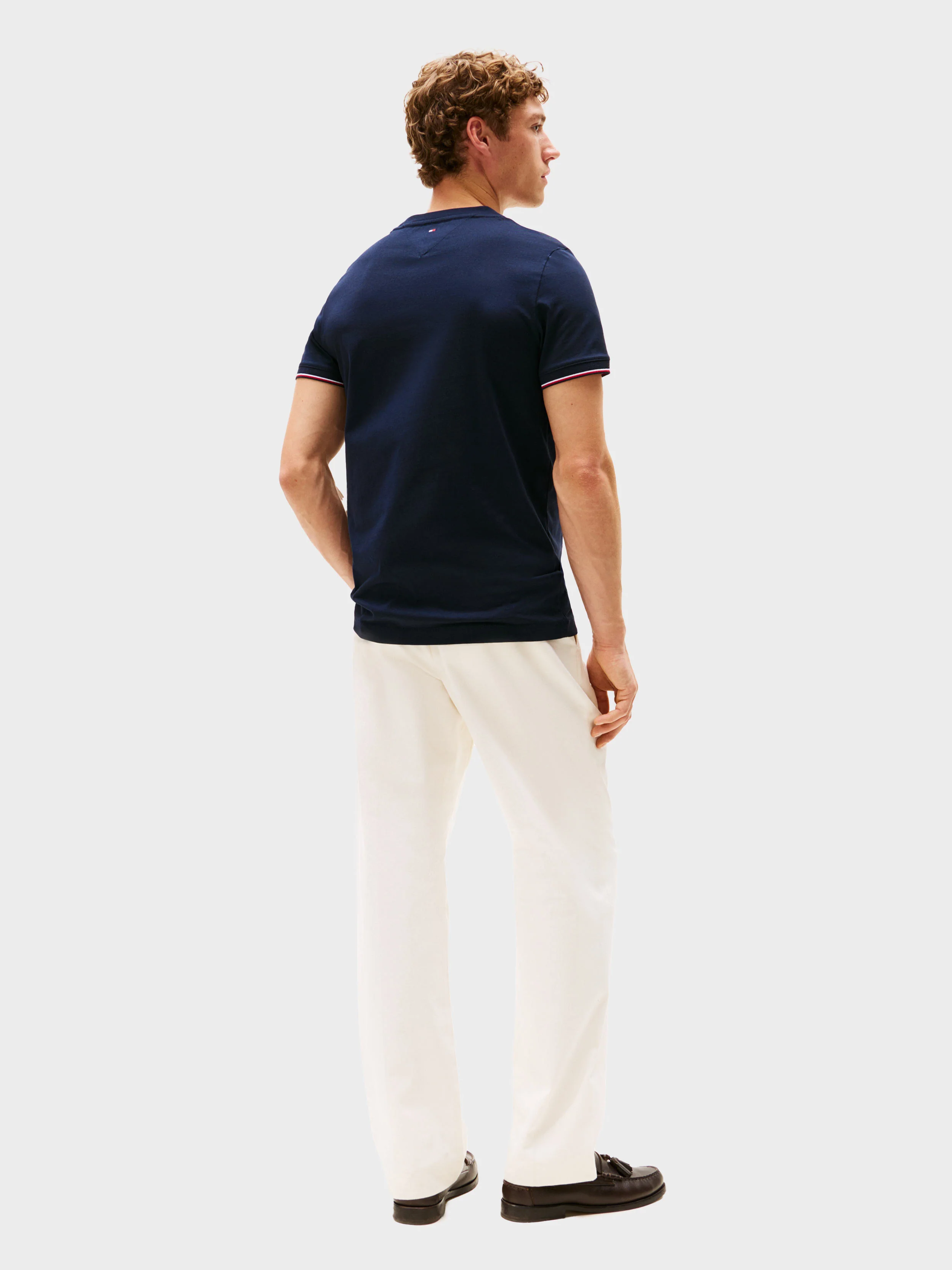 Tommy Hilfiger - Men's Tipped Slim Crew T-Shirt - Image 3