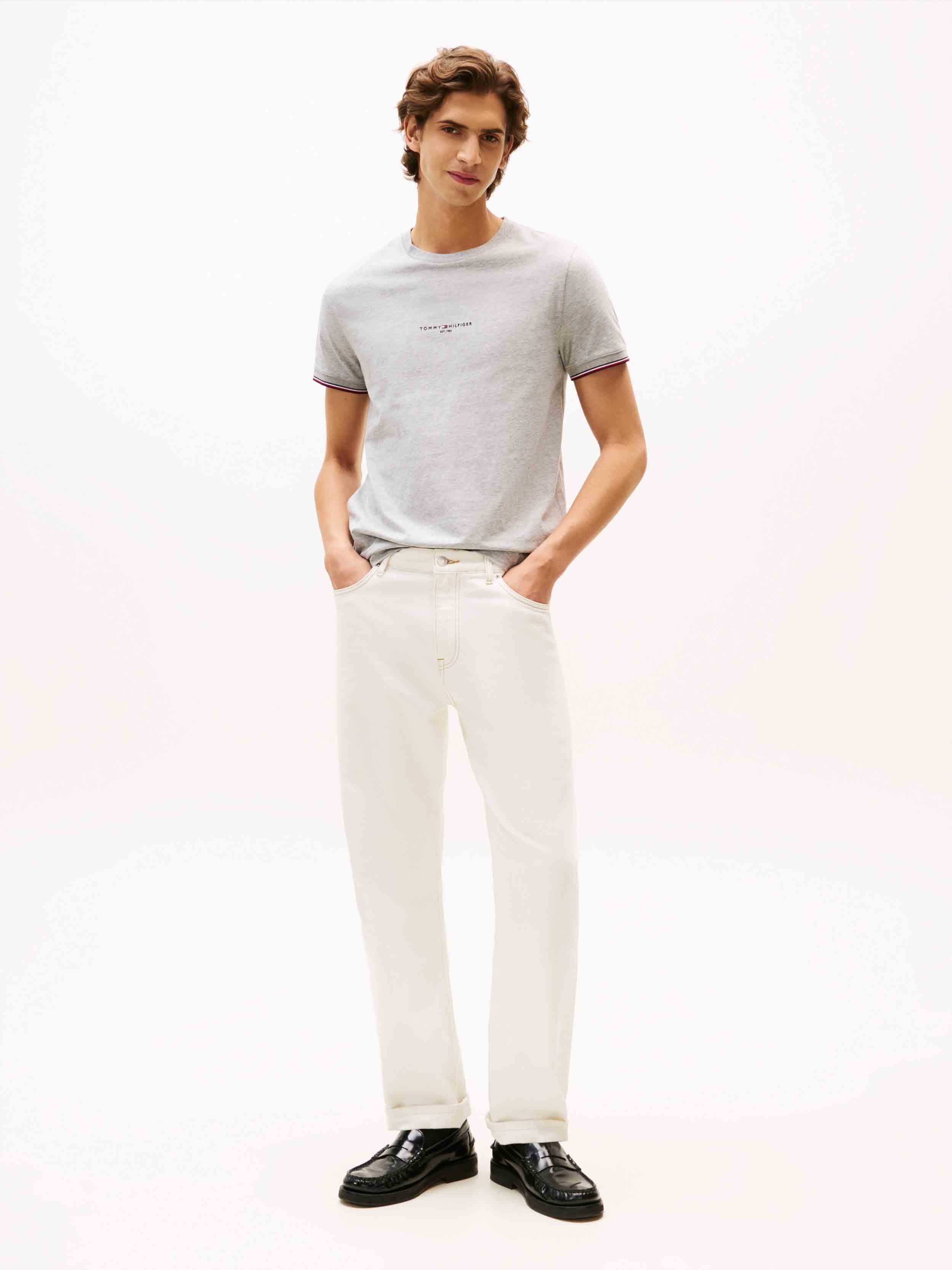 Tommy Hilfiger - Men's Tipped Slim Crew T-Shirt - Image 8