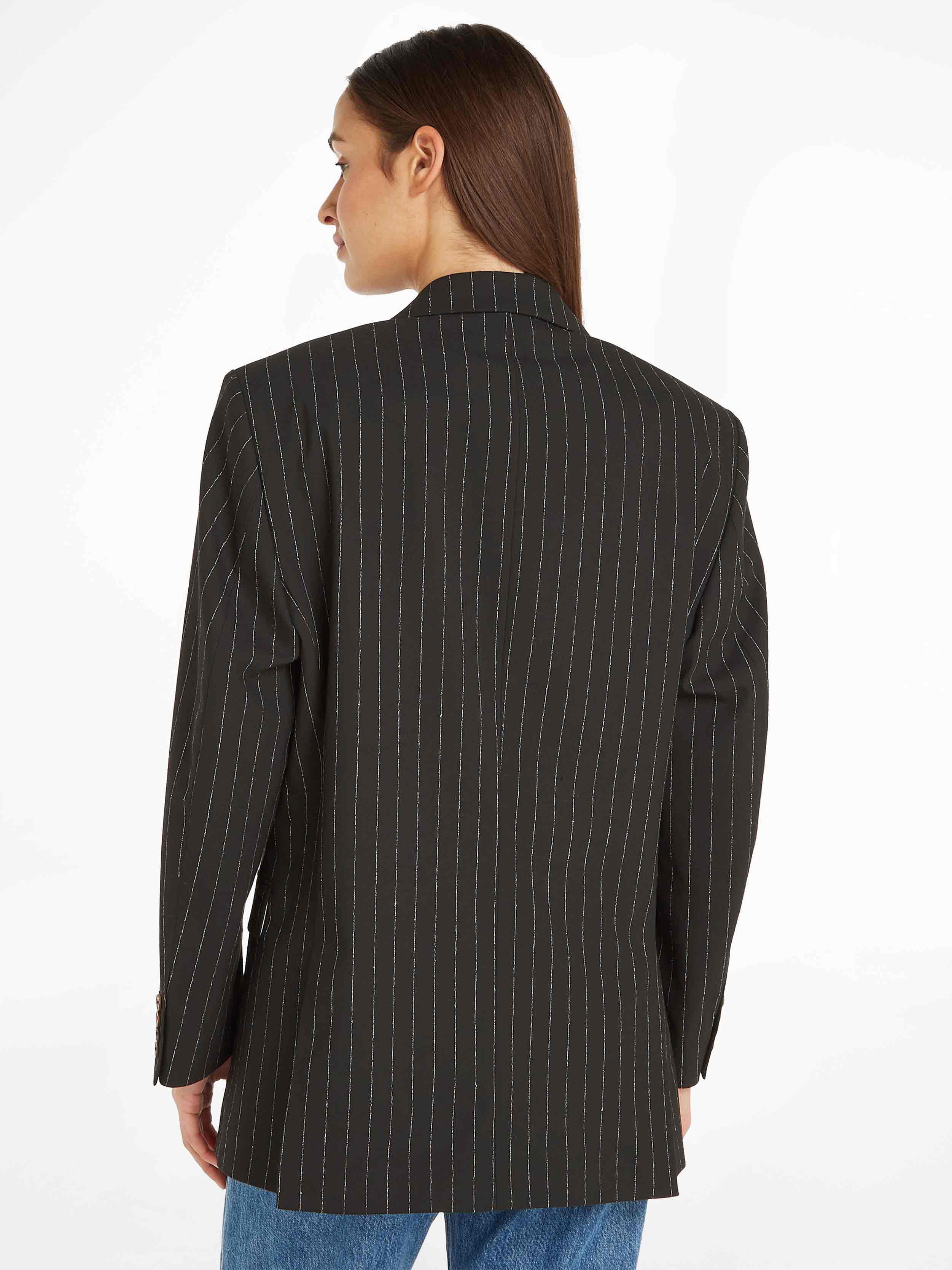 Tommy Hilfiger - Women's Oversized Prep Pinstripe Blazer - Image 3