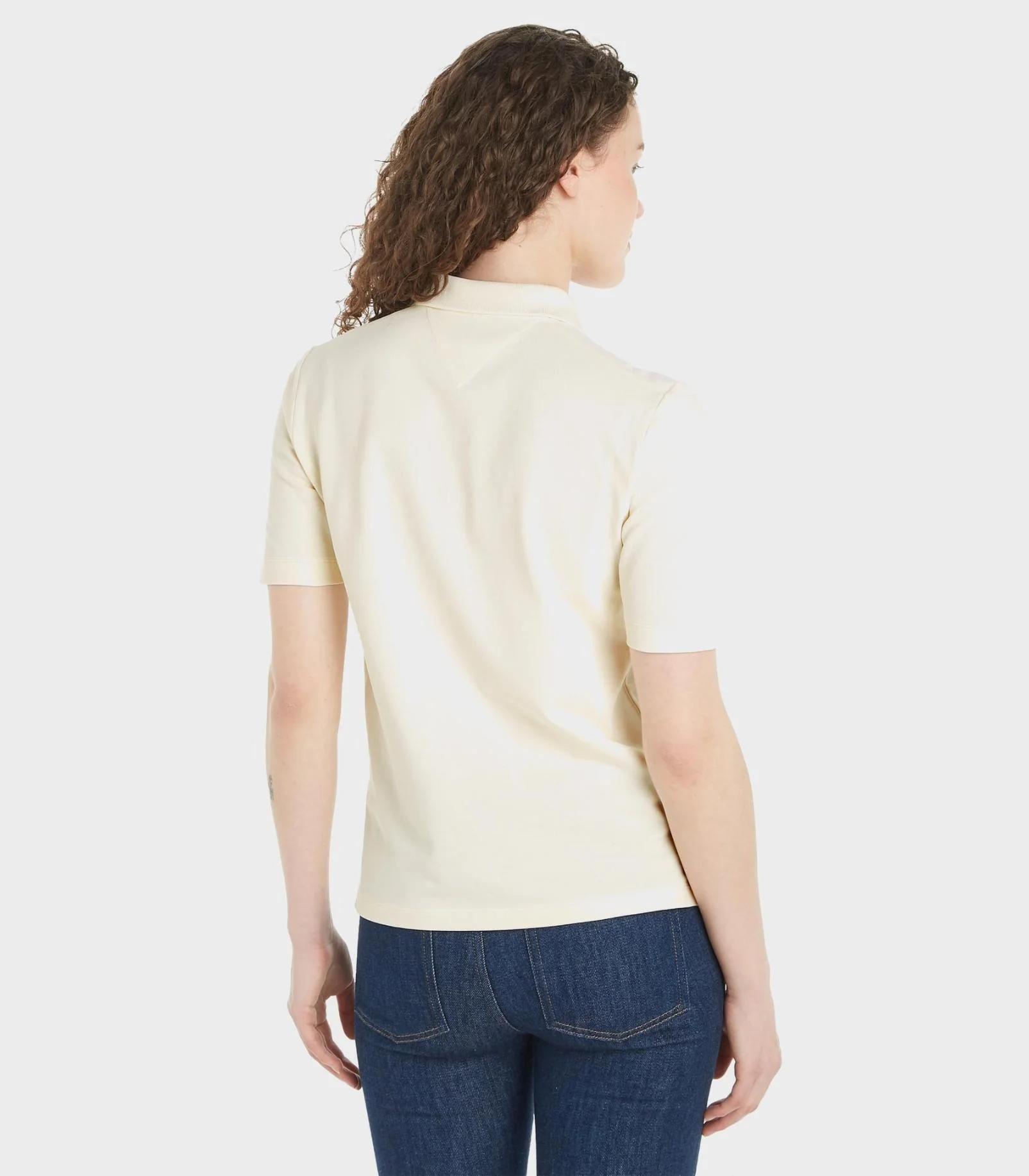 Tommy Hilfiger - Women's Regular Fit Crest Embroidery Polo T-Shirt - Image 3