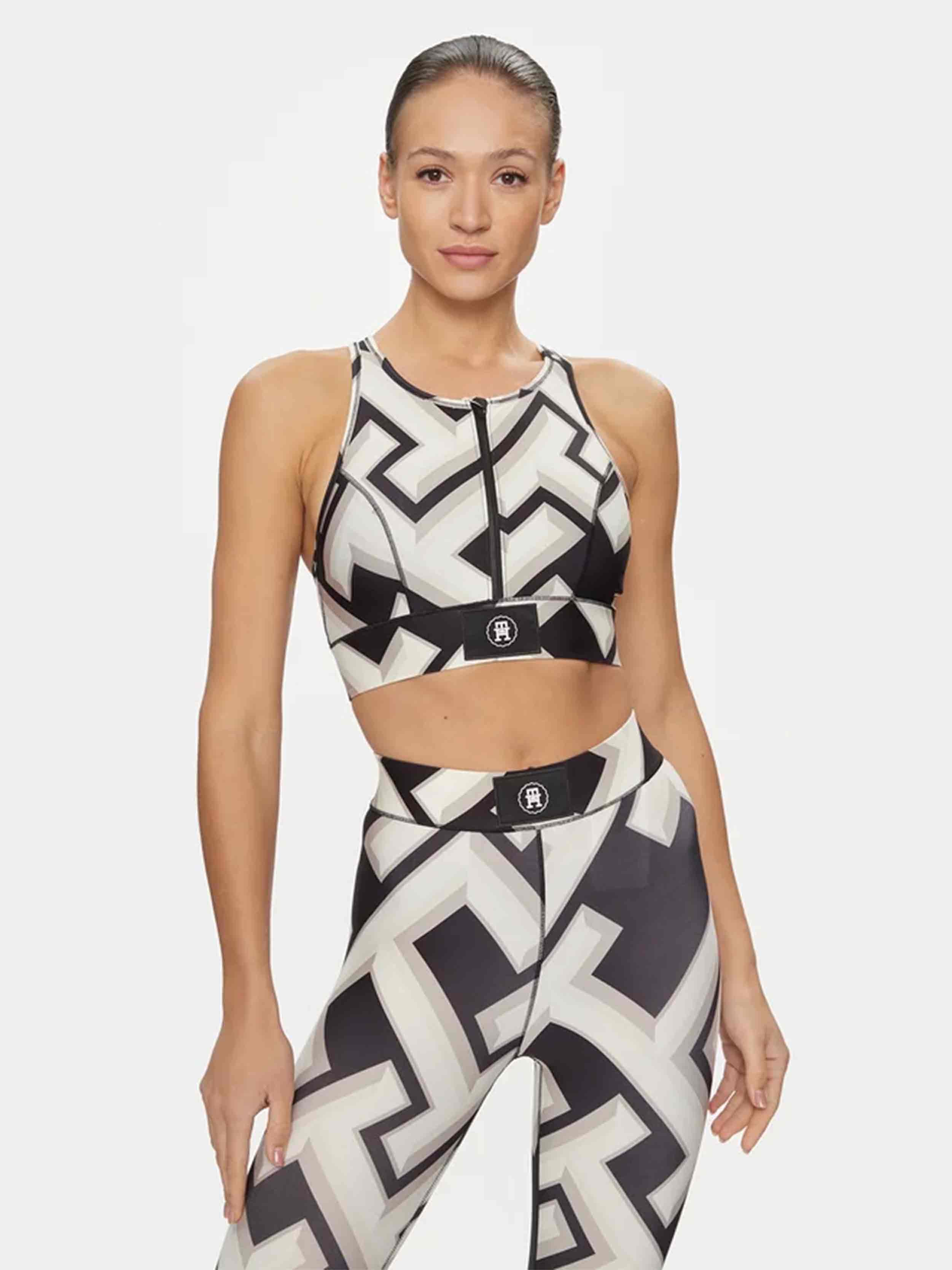 Tommy Hilfiger - Women's Monogram Medium Sports Bra - Image 3