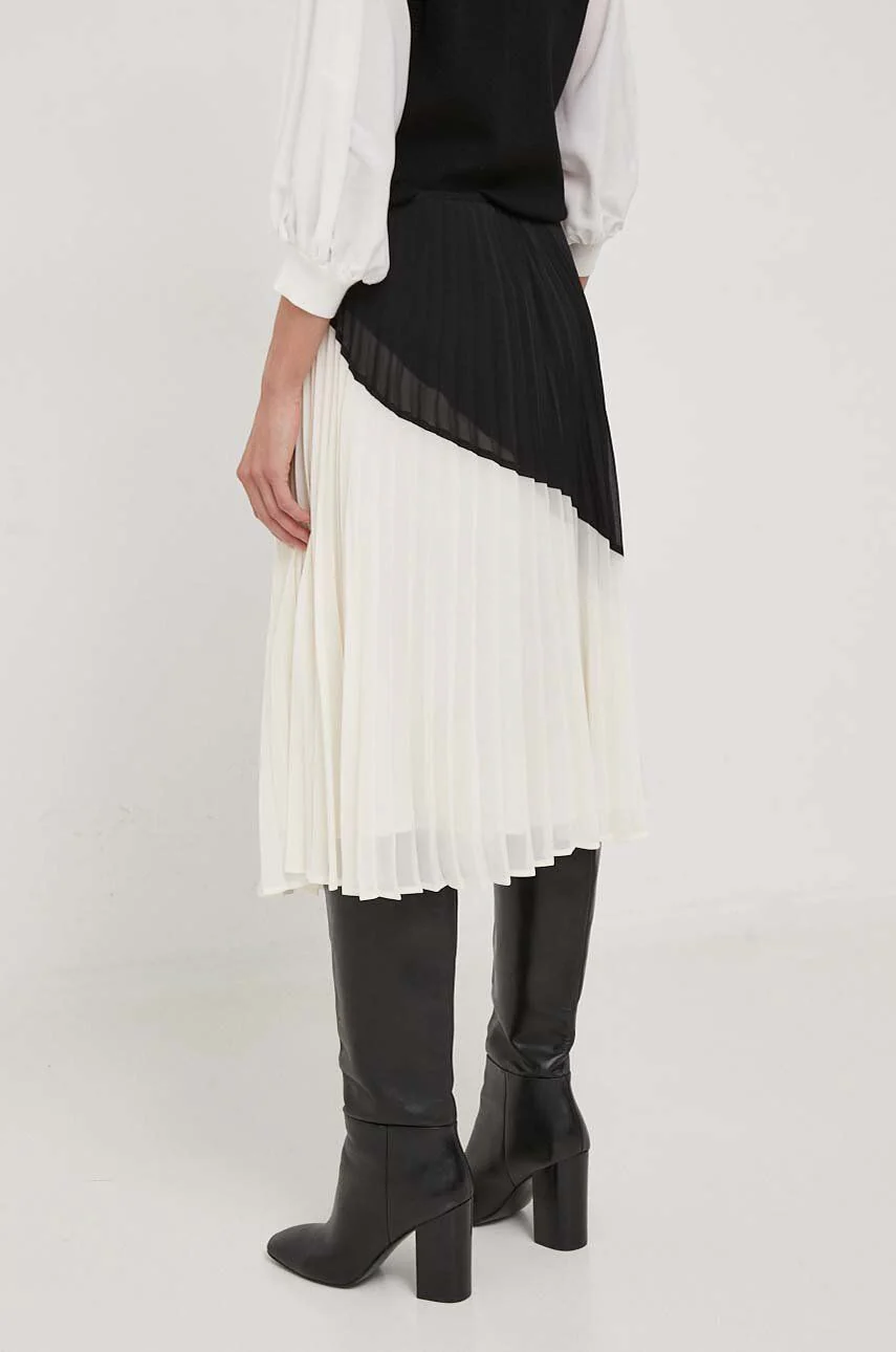 Tommy Hilfiger - Viscose Blocked Midi Skirt Relaxed Fit - Image 3