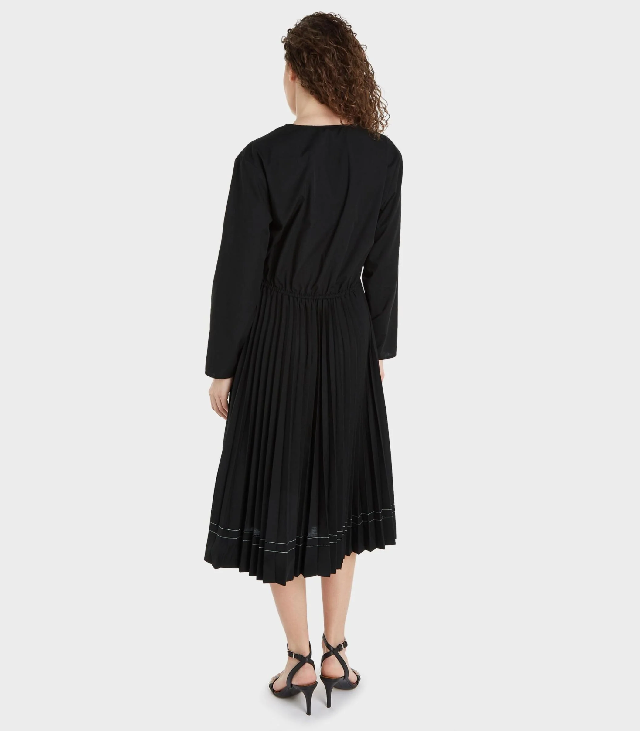 Tommy Hilfiger - Stitch Pleated Midi Dress Regular Fit - Image 3