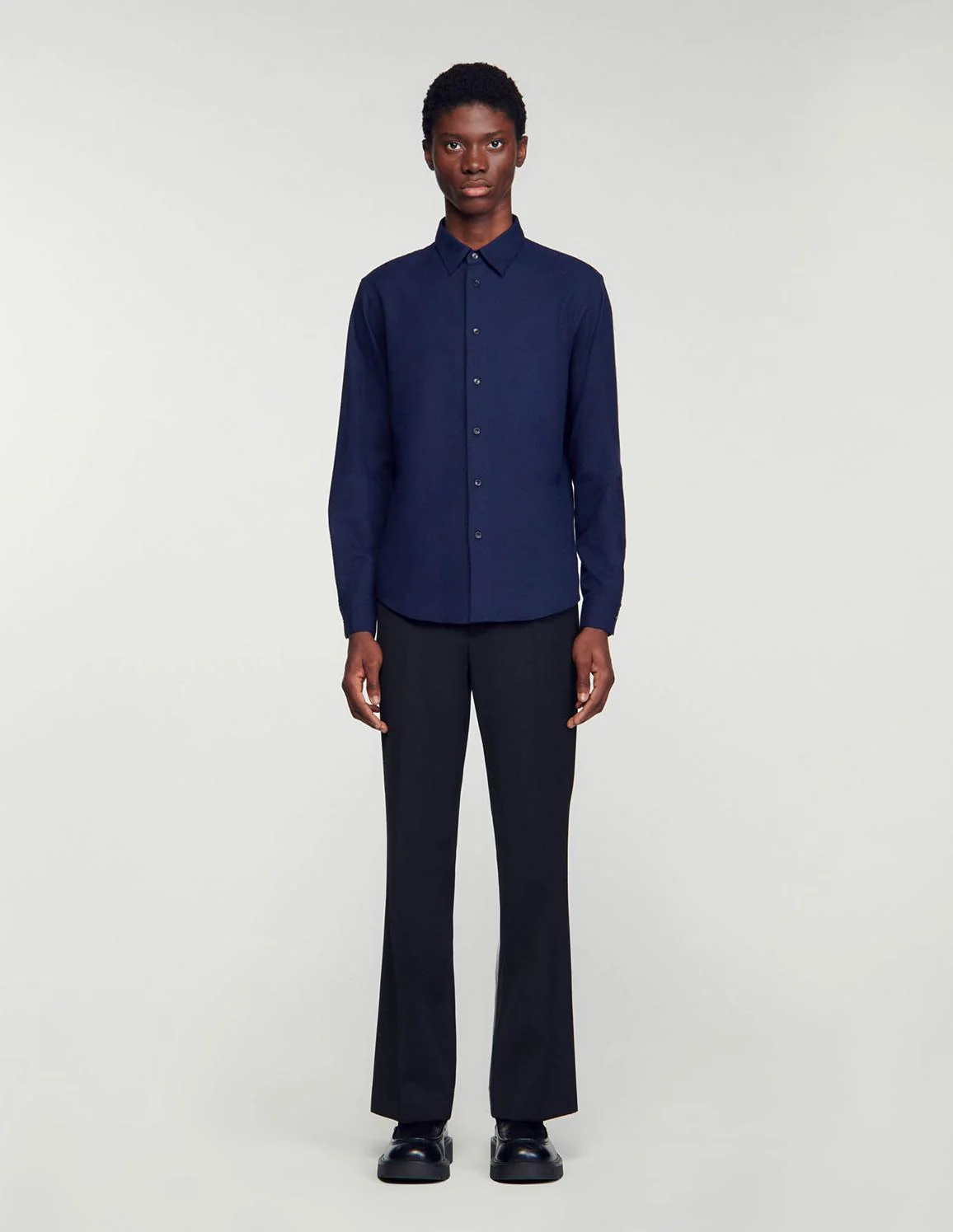 SANDRO - Men's Flannel Shirt - Image 6