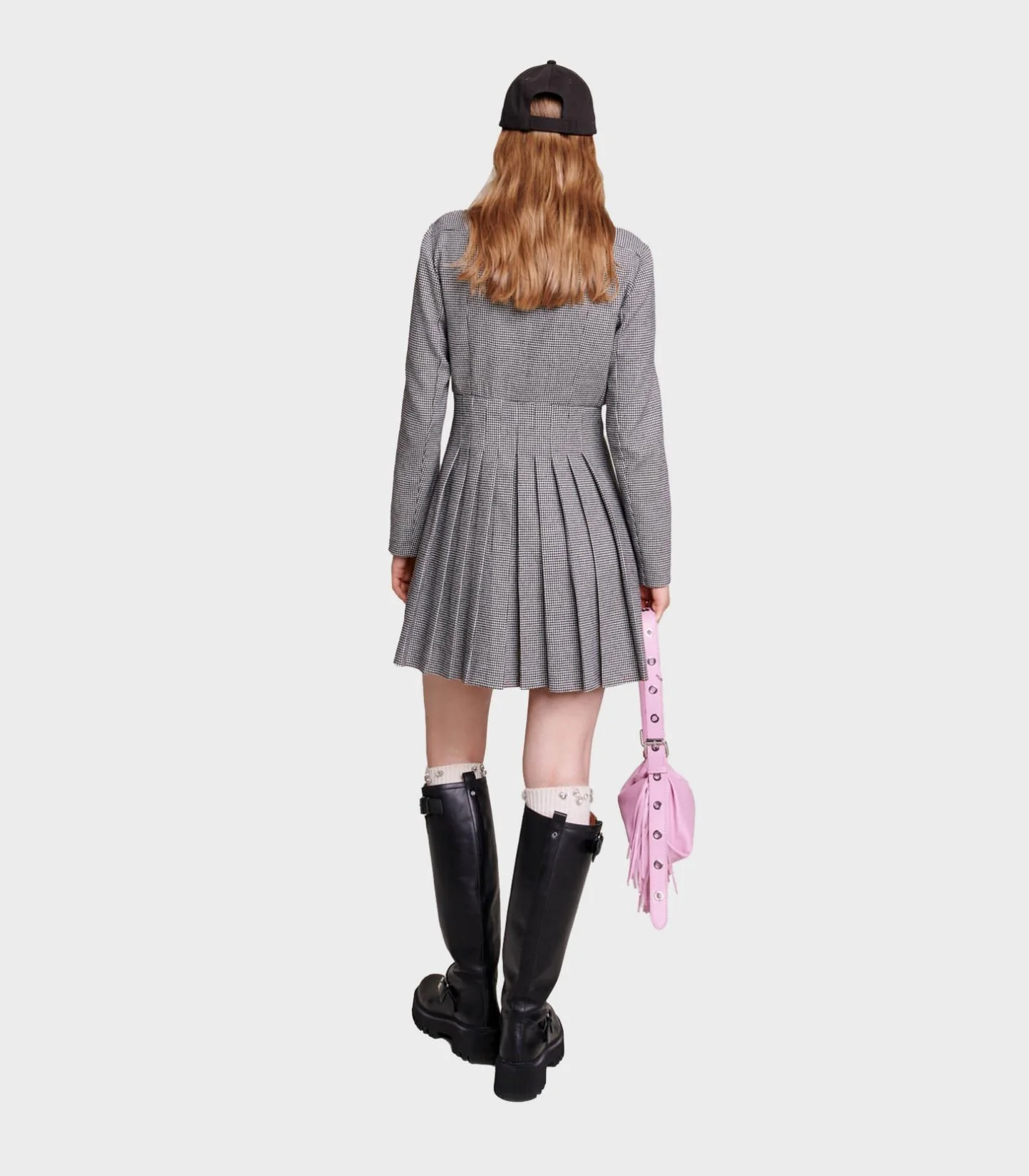 Maje - Short Pleated Dress - Image 4