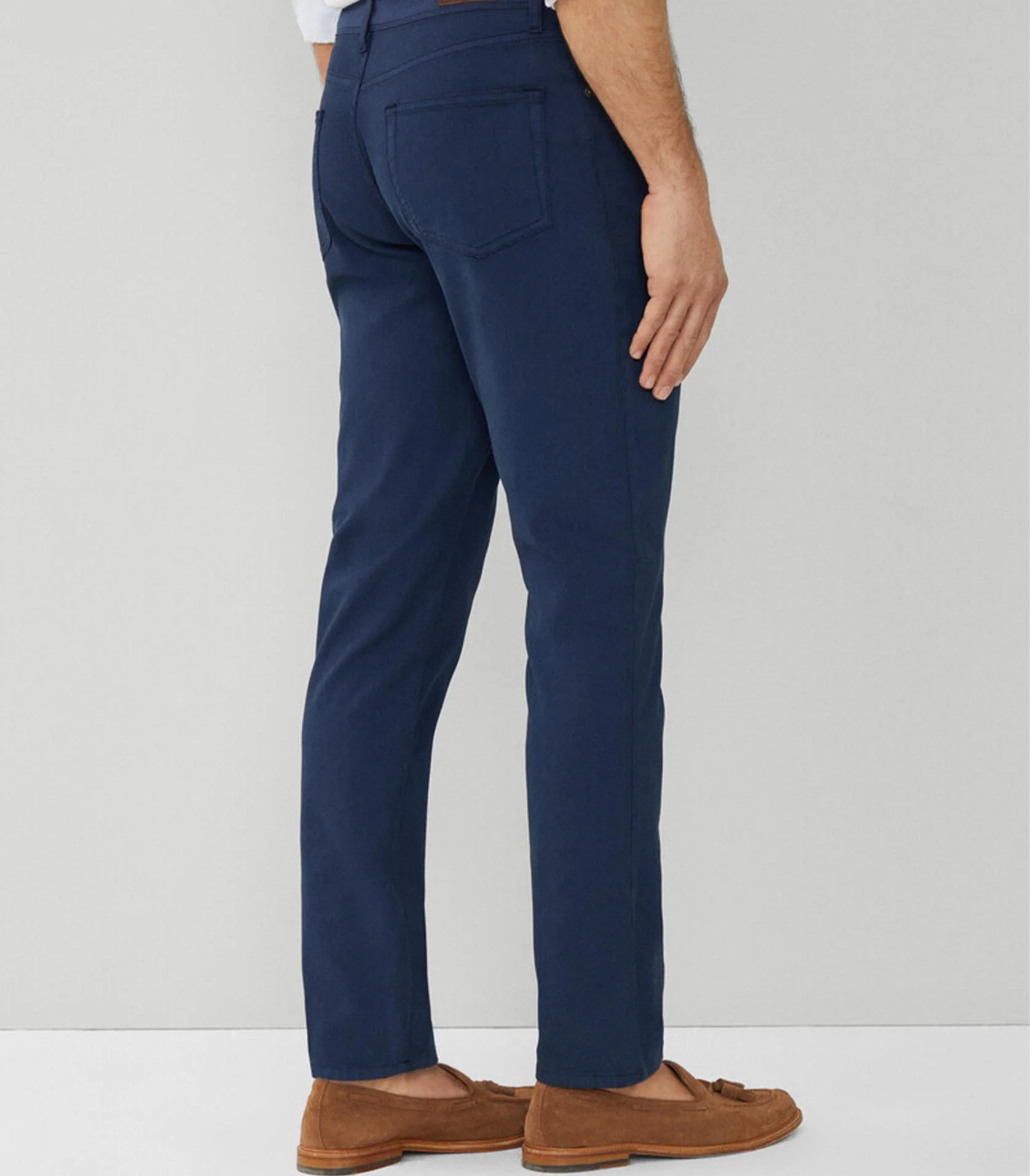 Hackett London - Men's Slim Fit Trinity Trousers - Image 11