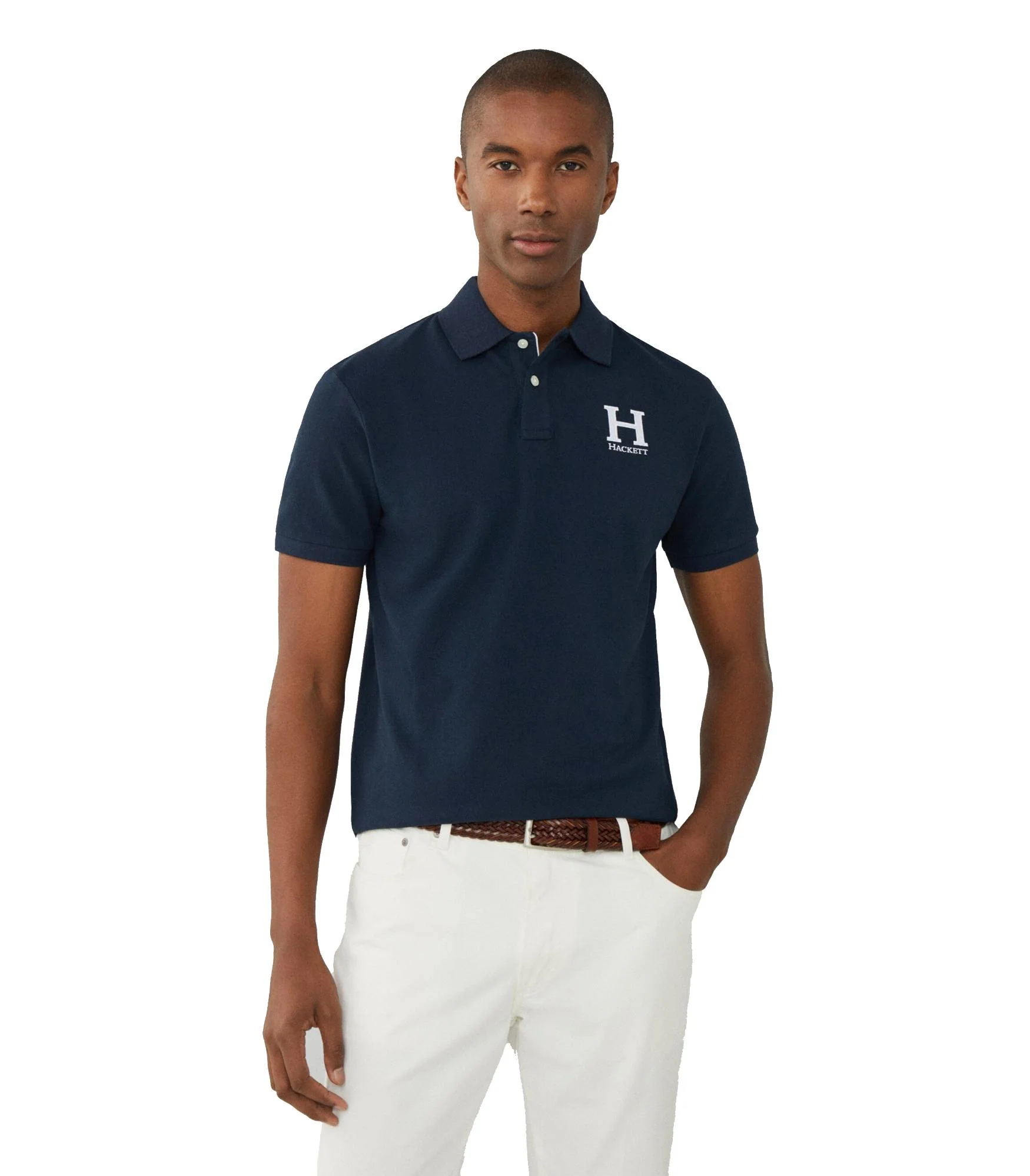 Hackett London - Men's Heritage H Logo Polo Shirt - Image 2
