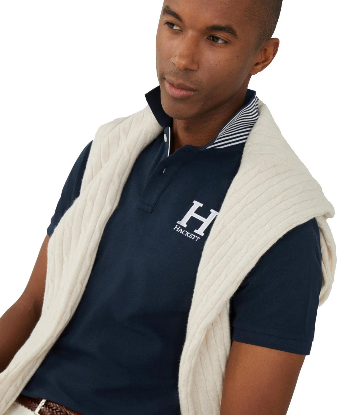 Hackett London - Men's Heritage H Logo Polo Shirt - Image 3