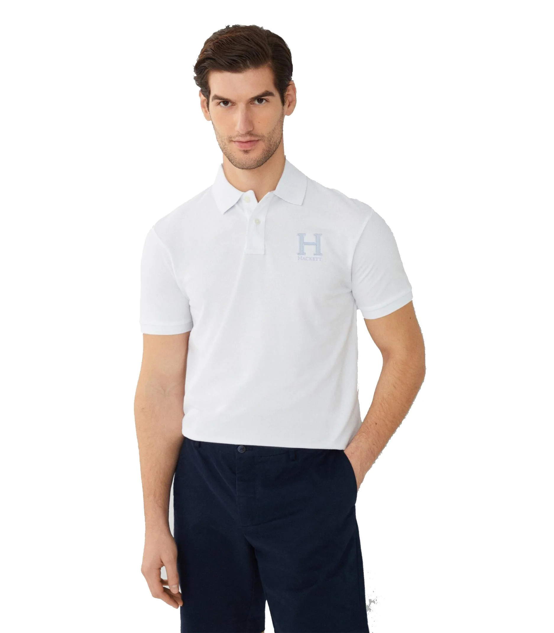 Hackett London - Men's Heritage H Logo Polo Shirt - Image 9