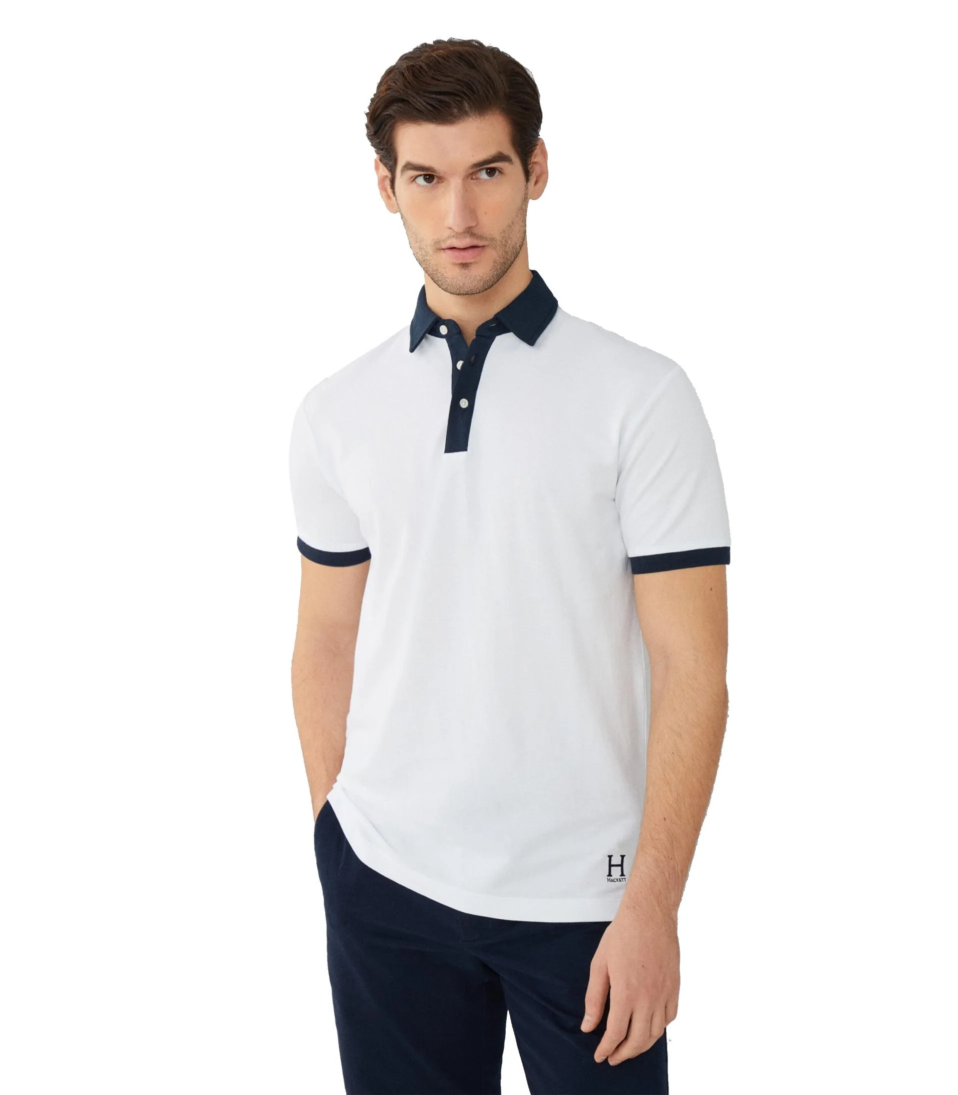 Hackett London - Men's Heritage Contrs Polo Shirt - Image 4