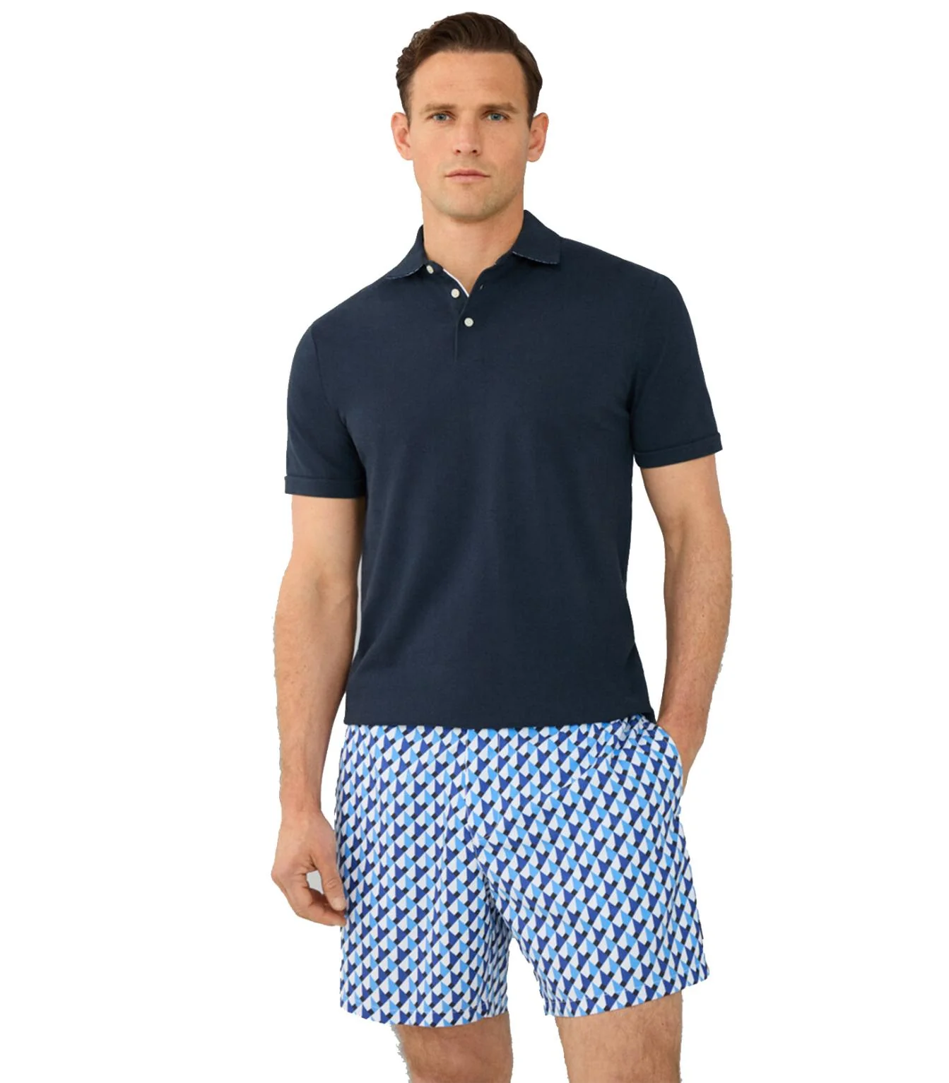 Hackett London - Men's 3D Cube Swim Shorts - Image 2