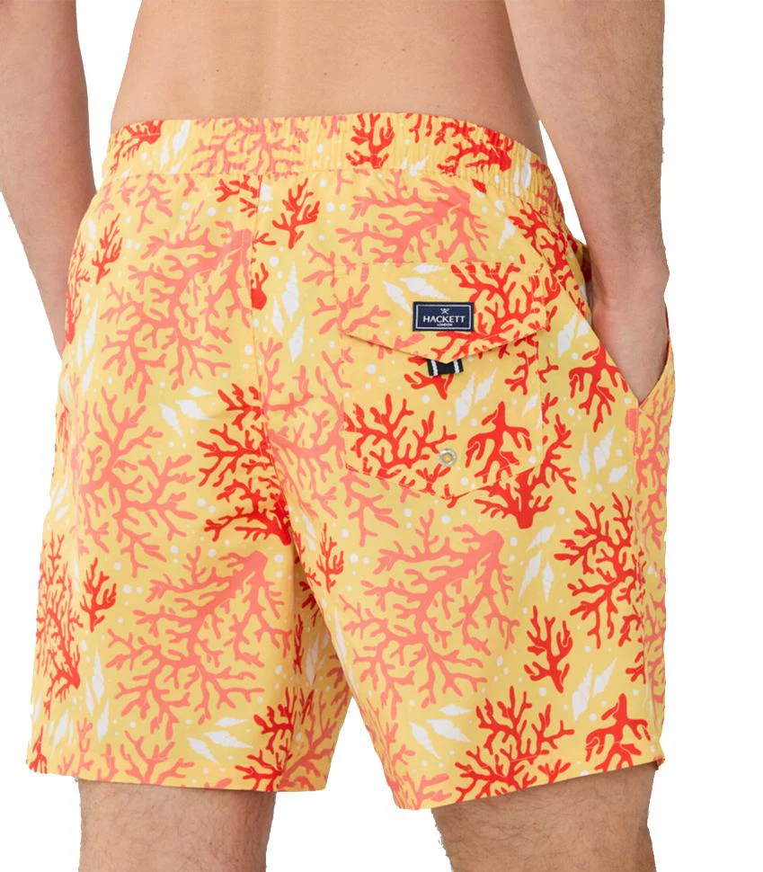 Hackett London - Men's Coral Swim Shorts - Image 13