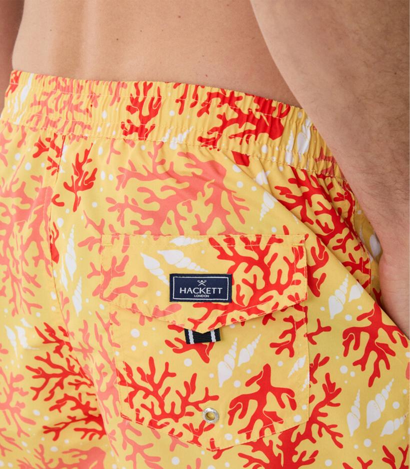 Hackett London - Men's Coral Swim Shorts - Image 16
