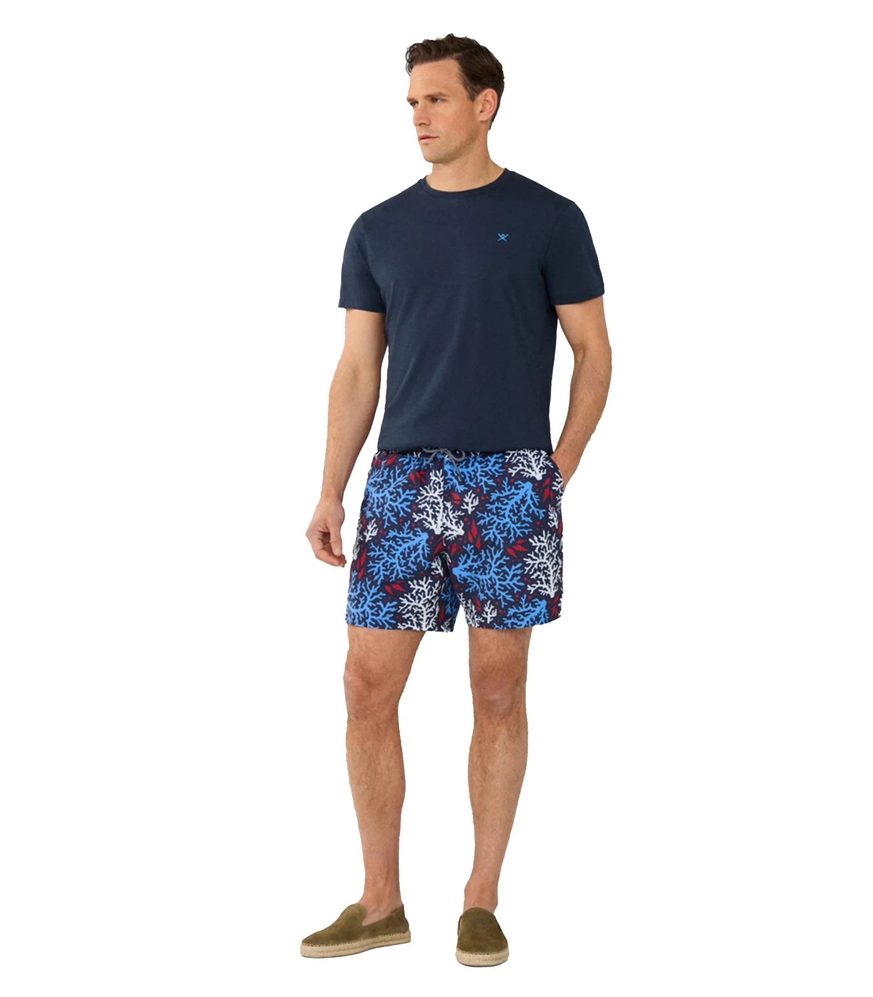 Hackett London - Men's Coral Swim Shorts - Image 2