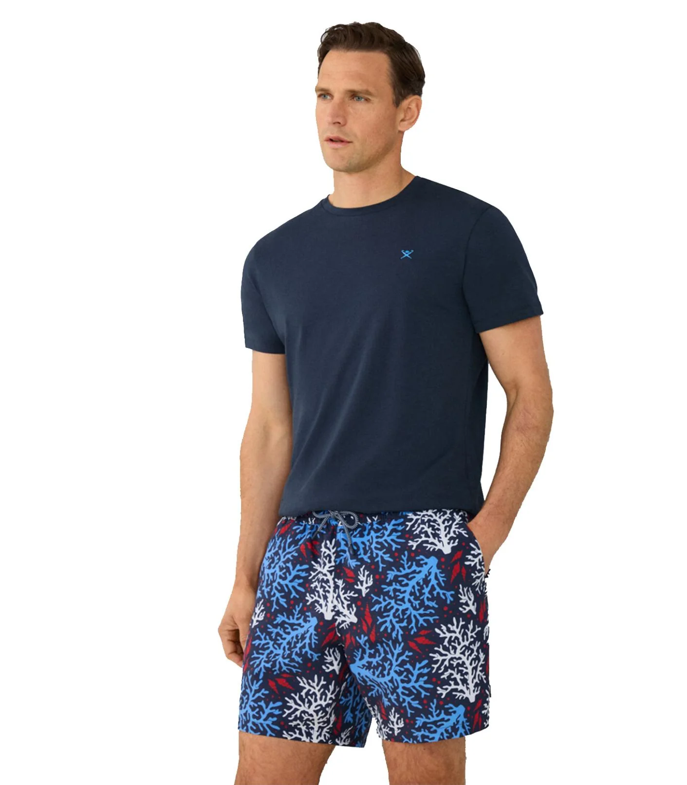 Hackett London - Men's Coral Swim Shorts - Image 4