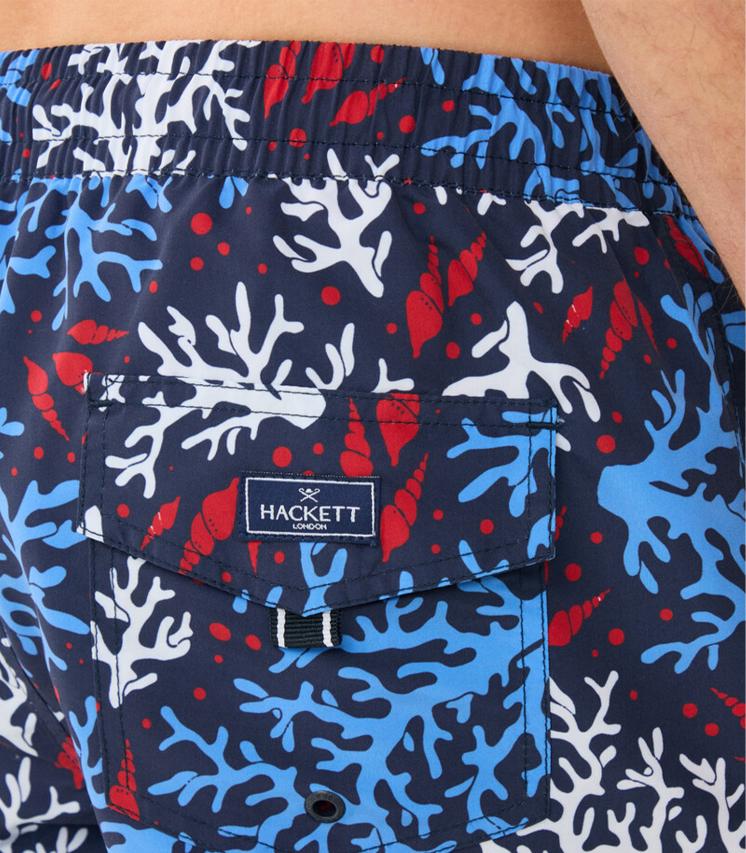 Hackett London - Men's Coral Swim Shorts - Image 7