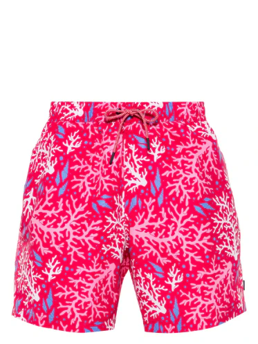 Hackett London - Men's Coral Swim Shorts - Image 9