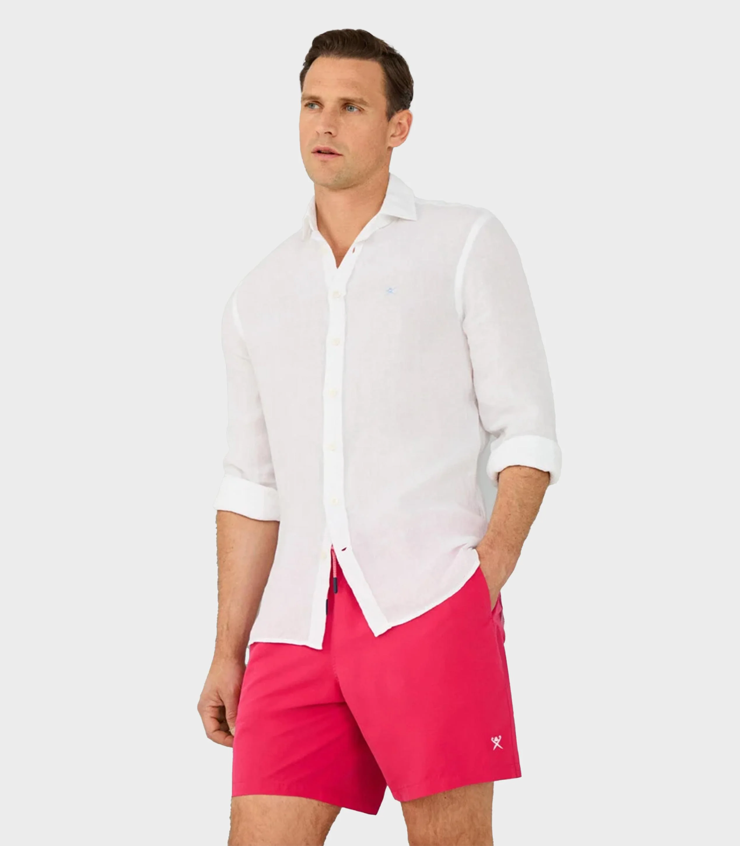 Hackett London - Men's Solid Color Swim Shorts - Image 10