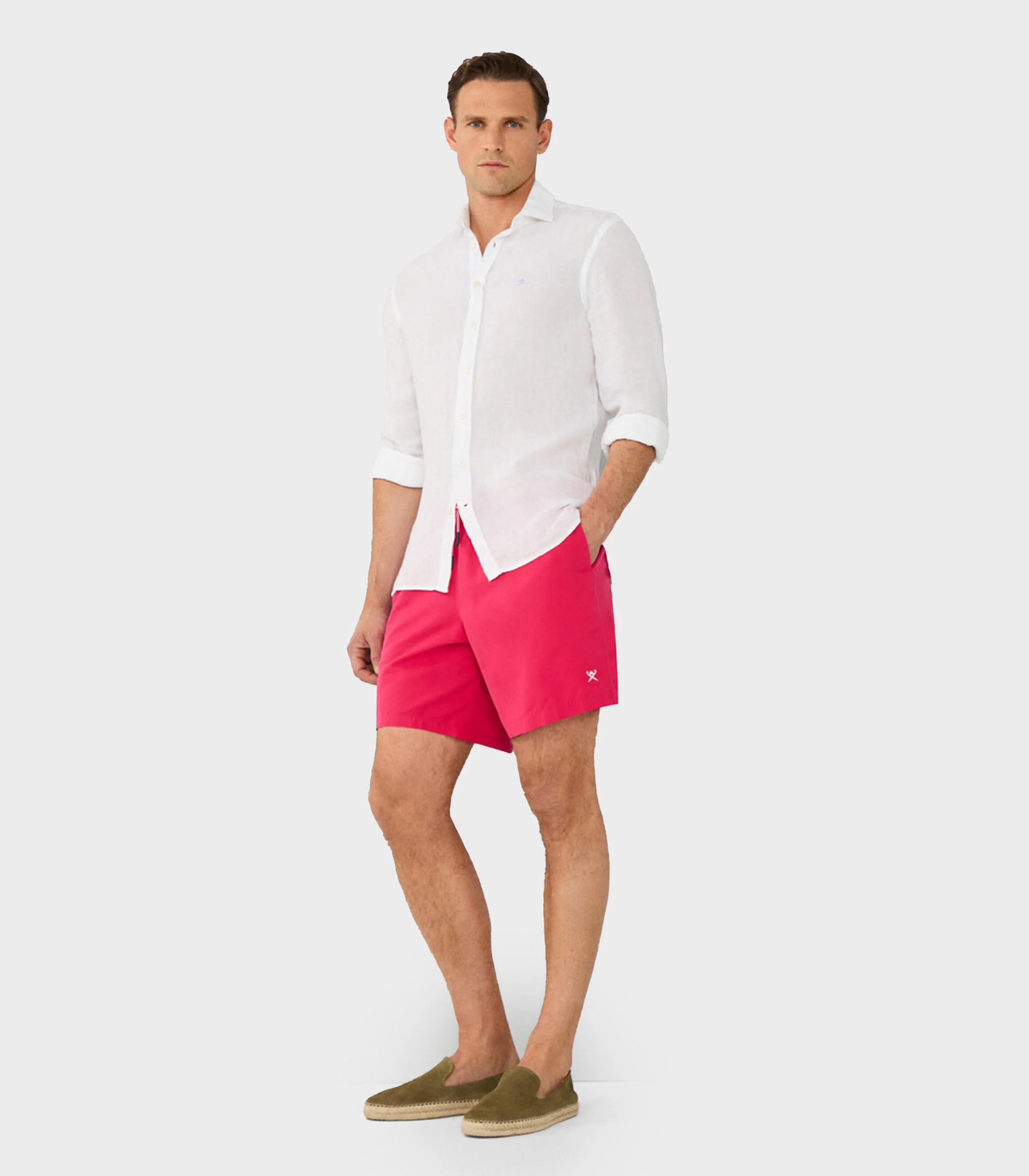 Hackett London - Men's Solid Color Swim Shorts - Image 8