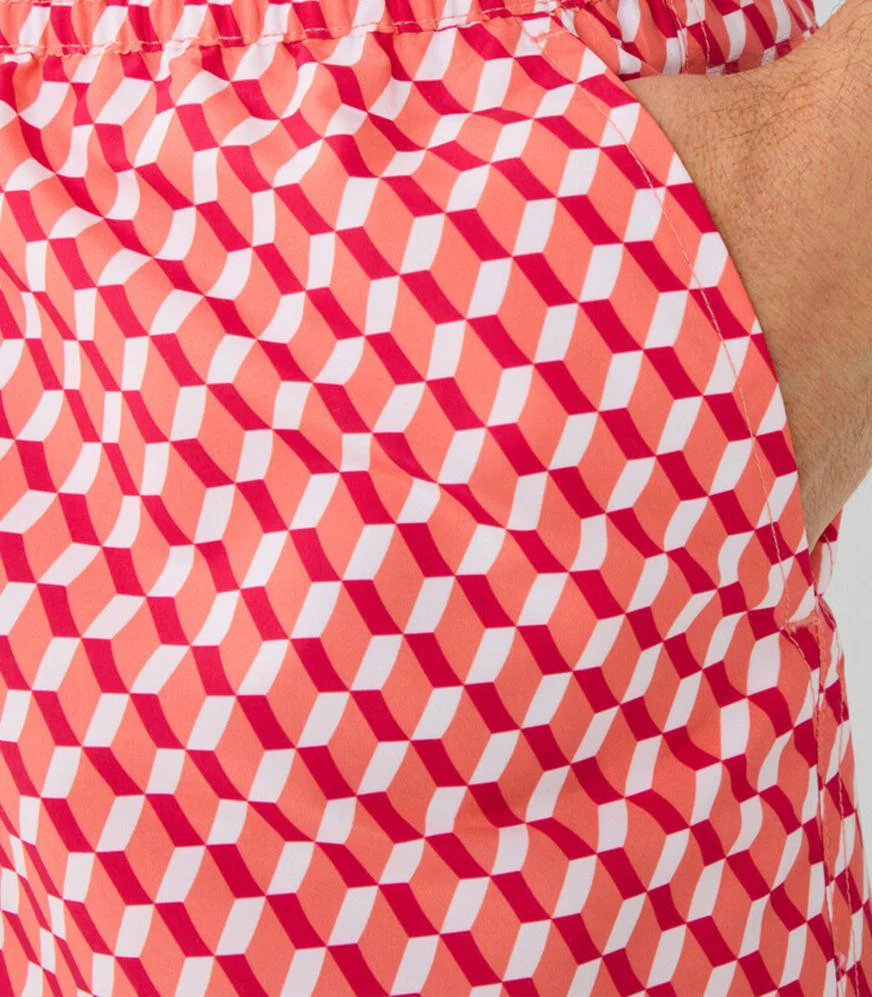 Hackett London - Men's 3D Geometric Swim Shorts - Image 5