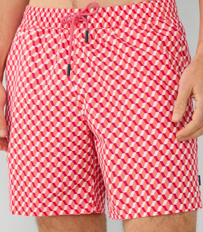 Hackett London - Men's 3D Geometric Swim Shorts - Image 6