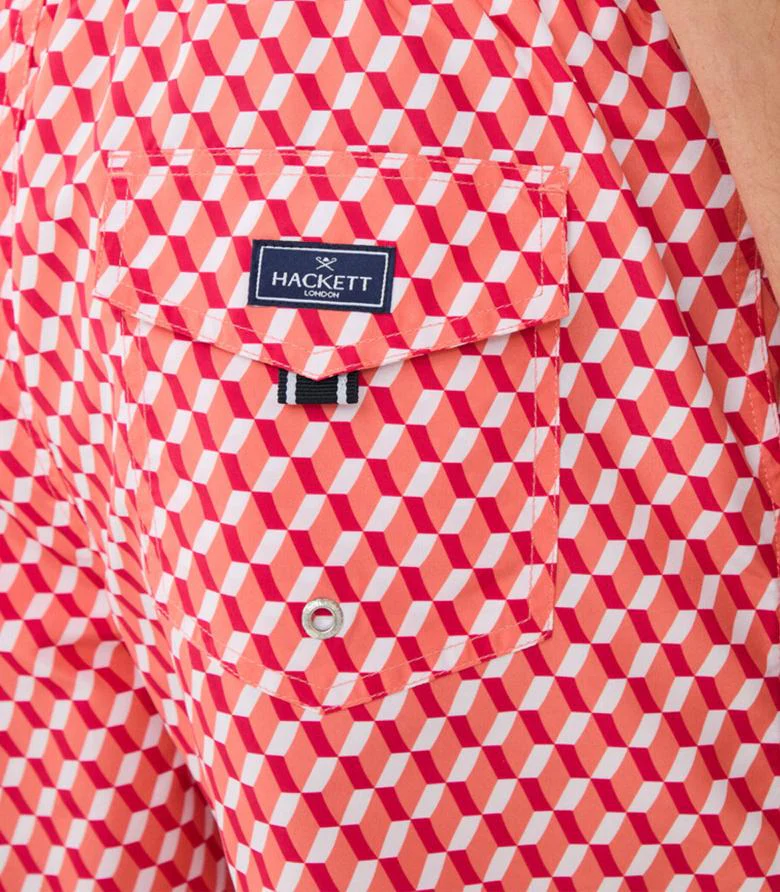 Hackett London - Men's 3D Geometric Swim Shorts - Image 7