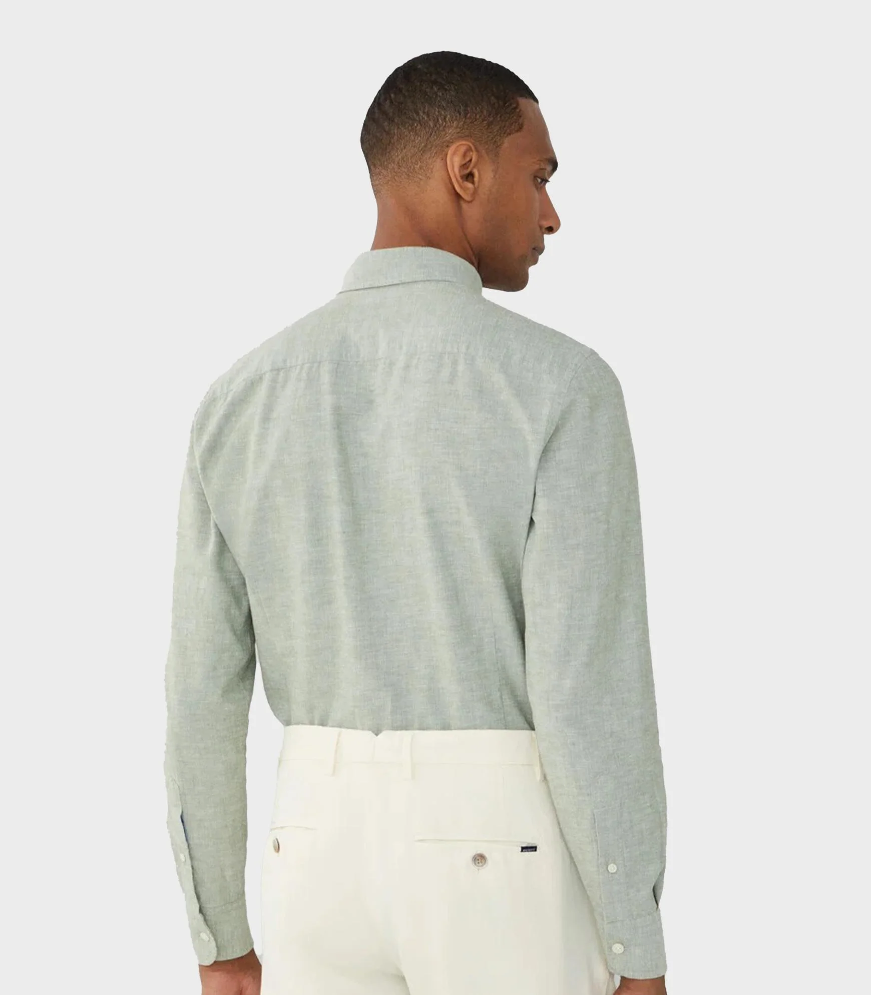 Hackett London - Men's Slim Fit Textured Shirt - Image 3