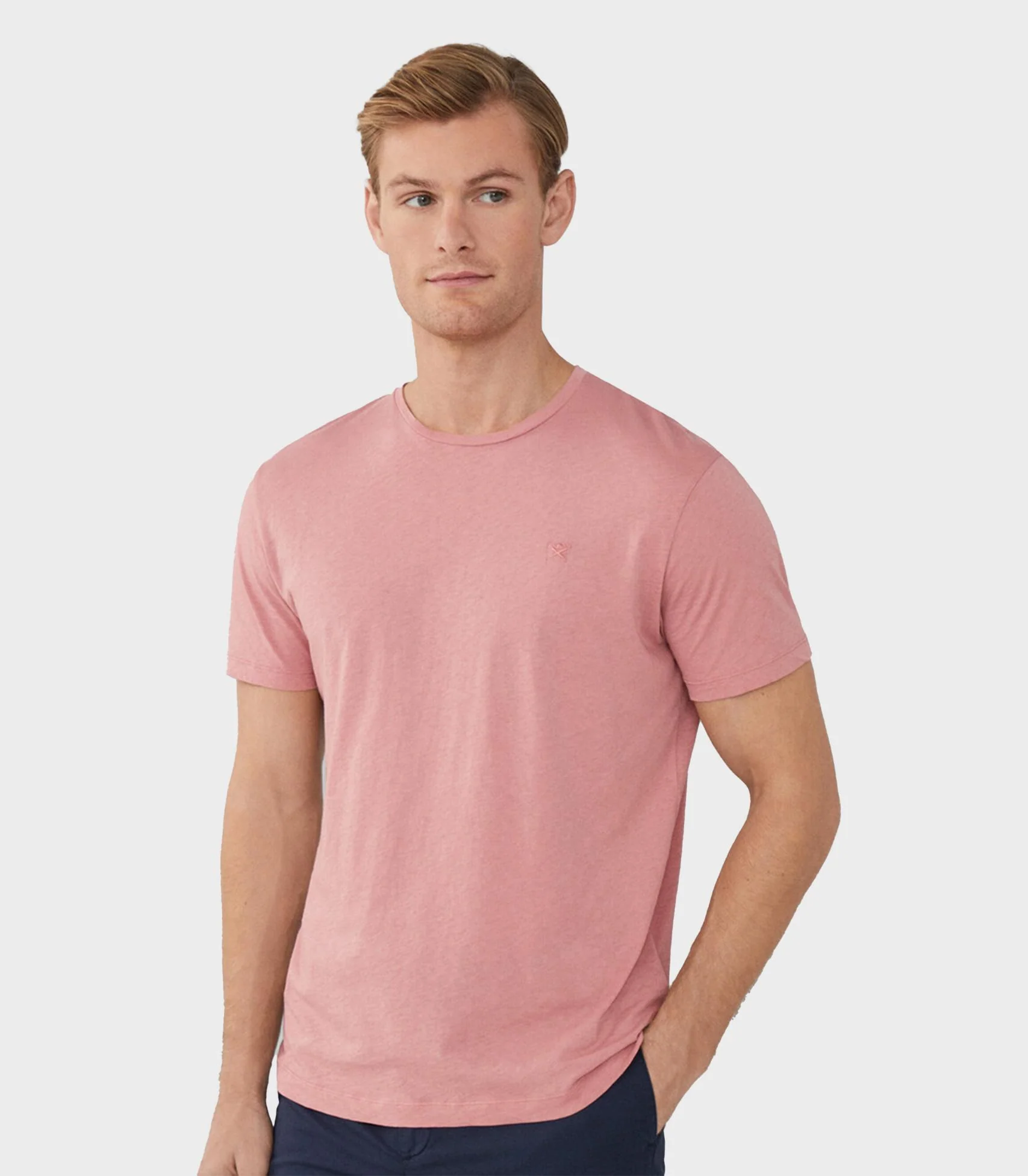 Hackett London - Men's Classic Fit Dyed T-Shirt - Image 14