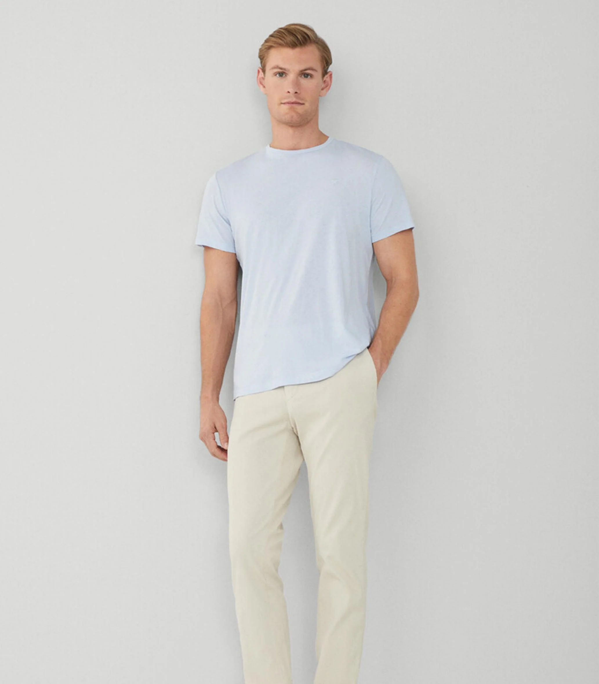 Hackett London - Men's Classic Fit Dyed T-Shirt - Image 25