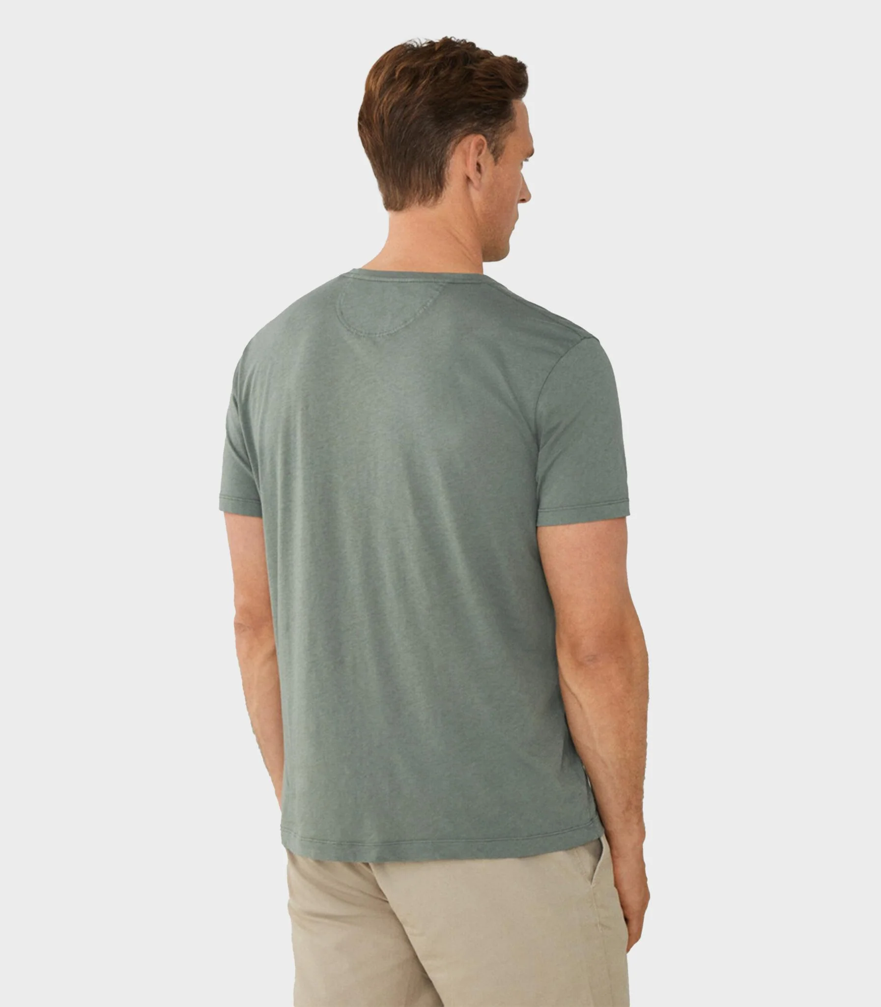 Hackett London - Men's Classic Fit Dyed T-Shirt - Image 9