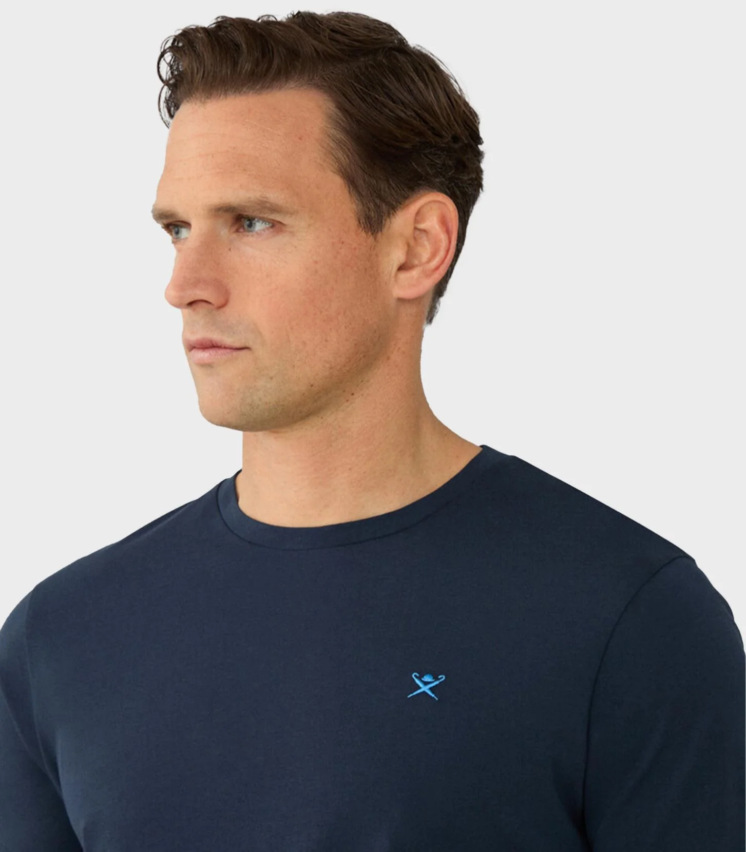 Hackett London - Men's Round Neck Cotton T-Shirt - Image 9