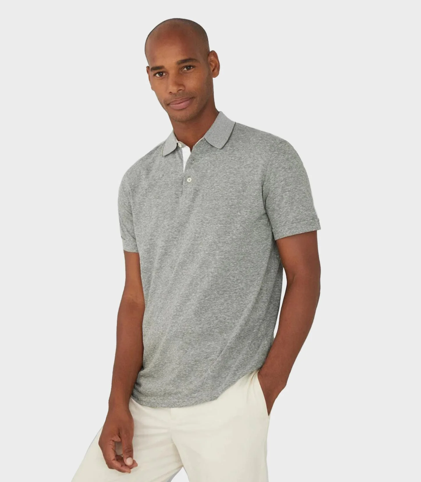 Hackett London - Men's Classic Fit Fil A Fil Polo - Image 10