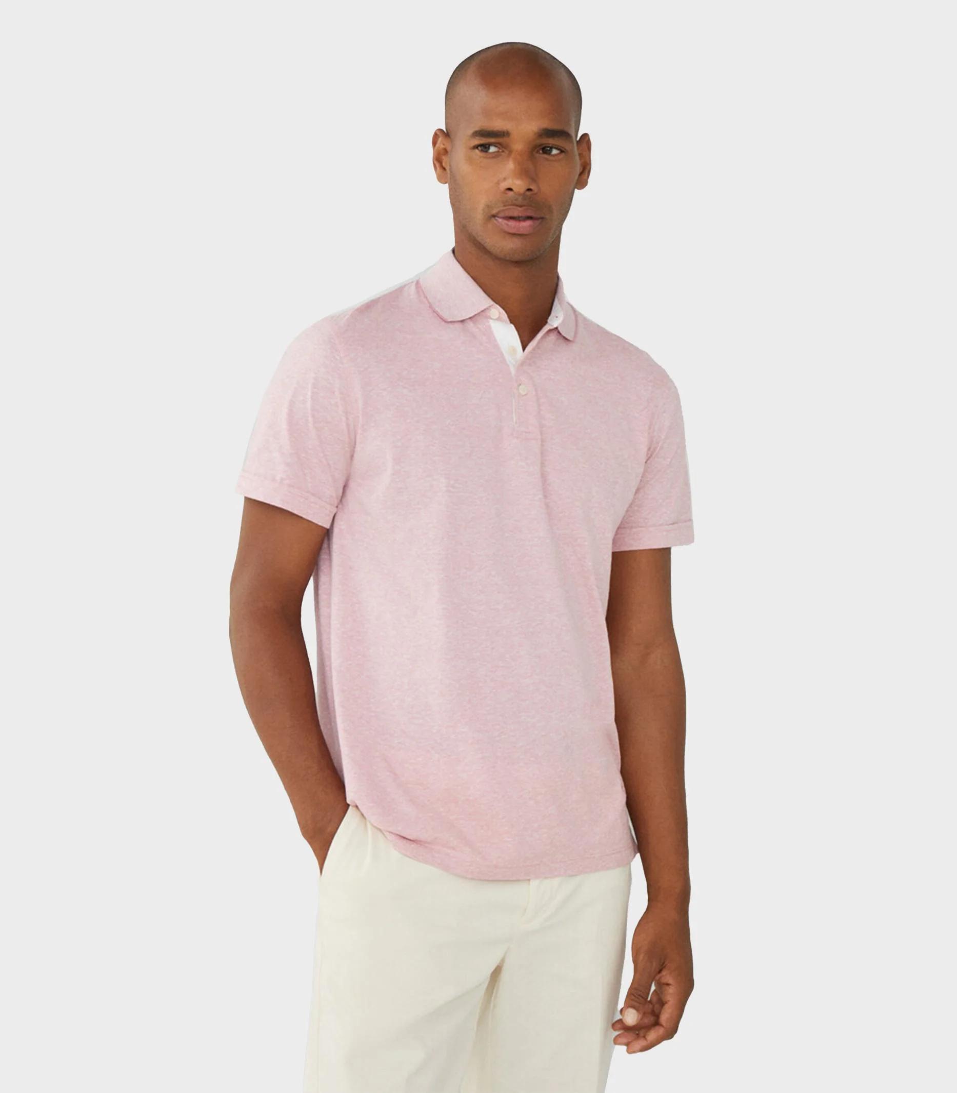 Hackett London - Men's Classic Fit Fil A Fil Polo - Image 22