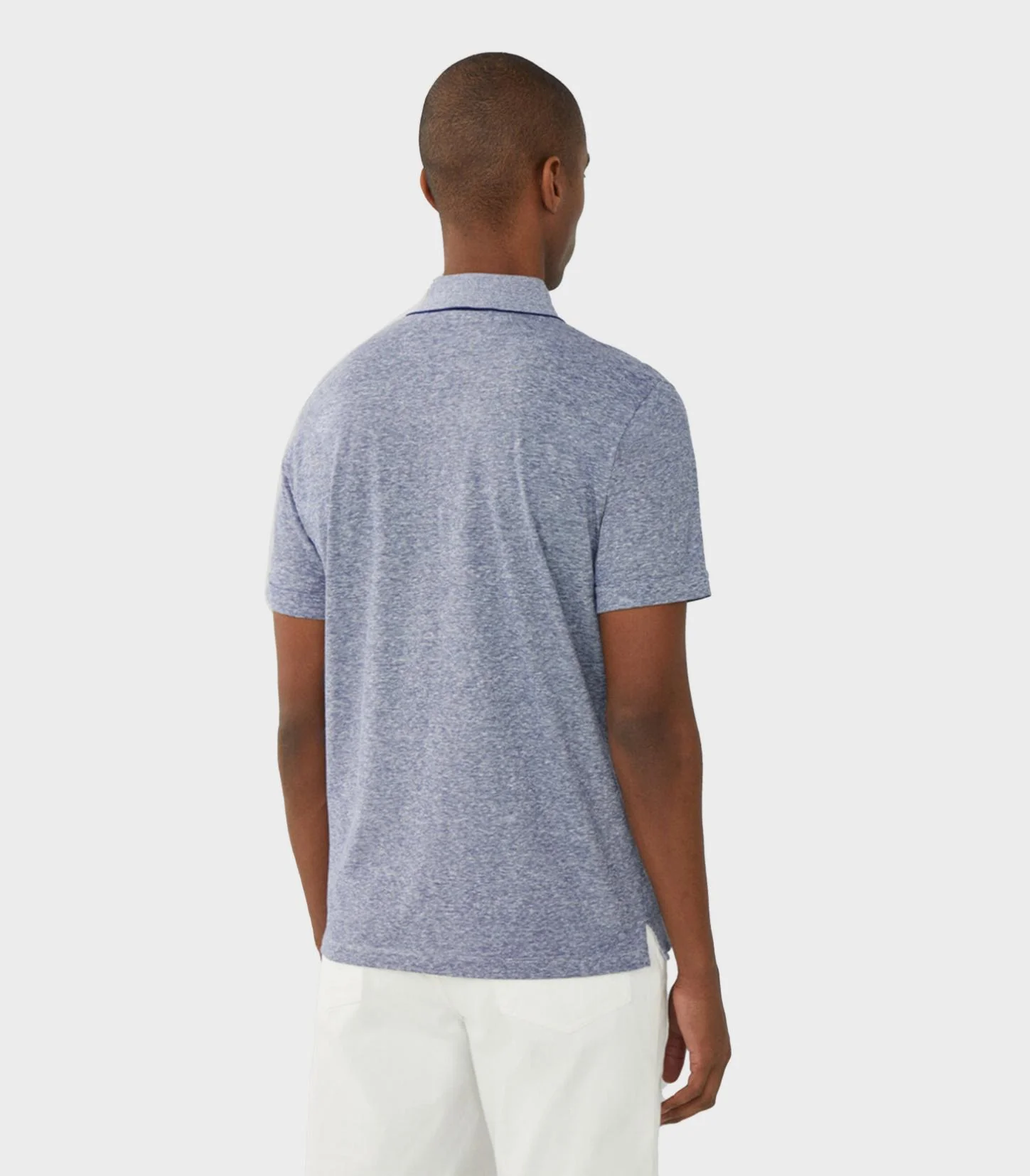 Hackett London - Men's Classic Fit Fil A Fil Polo - Image 4