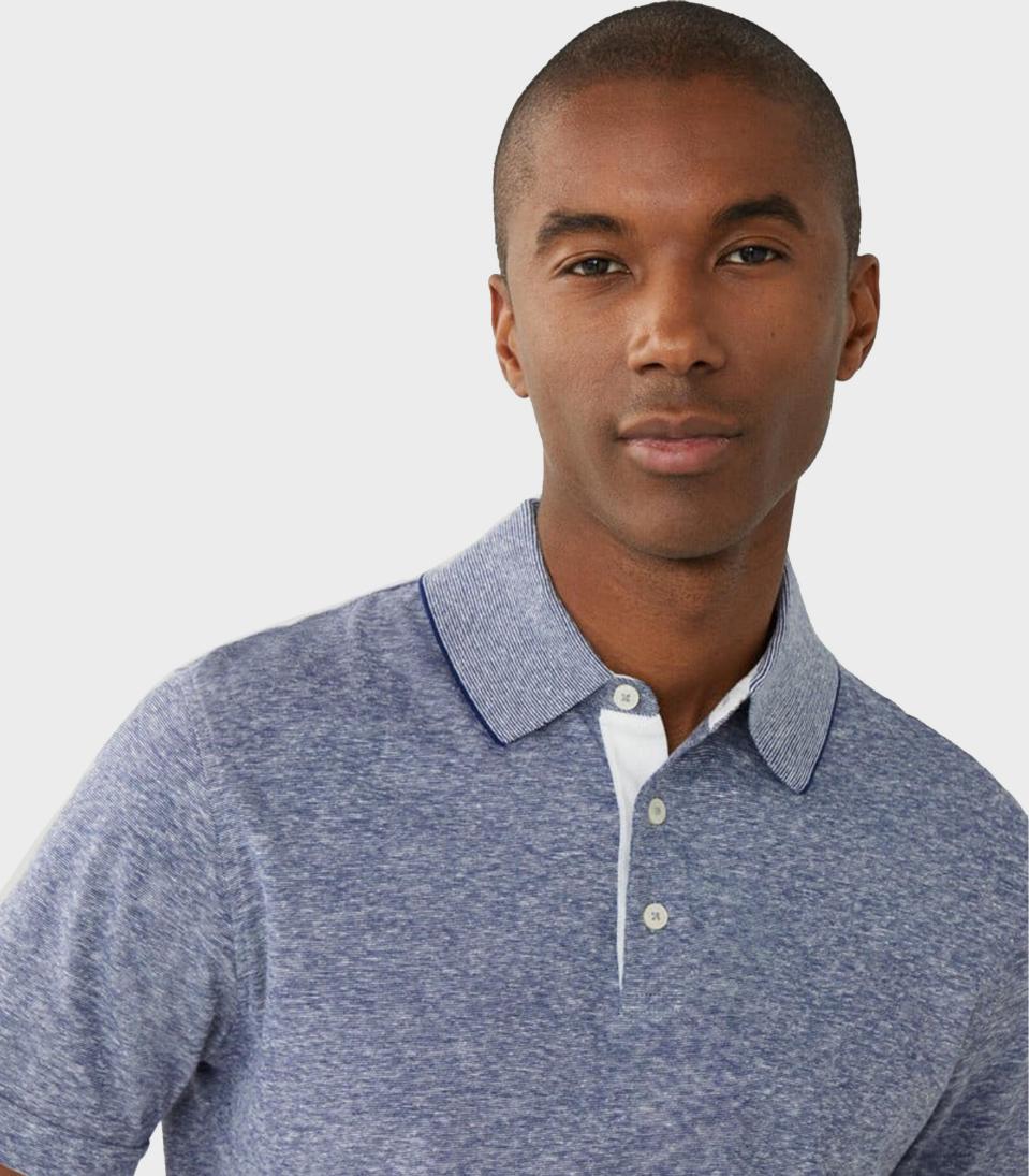 Hackett London - Men's Classic Fit Fil A Fil Polo - Image 5