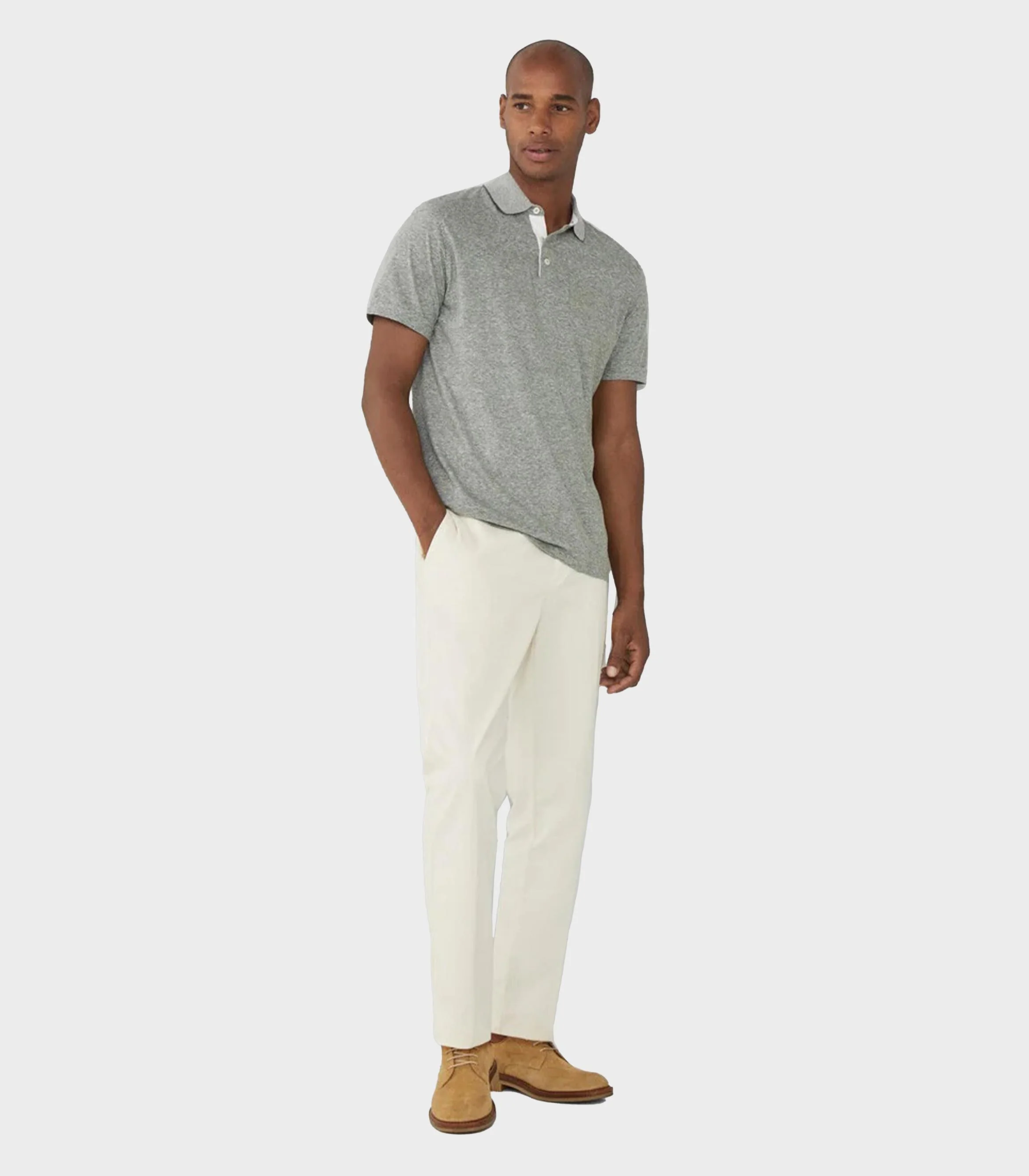 Hackett London - Men's Classic Fit Fil A Fil Polo - Image 8