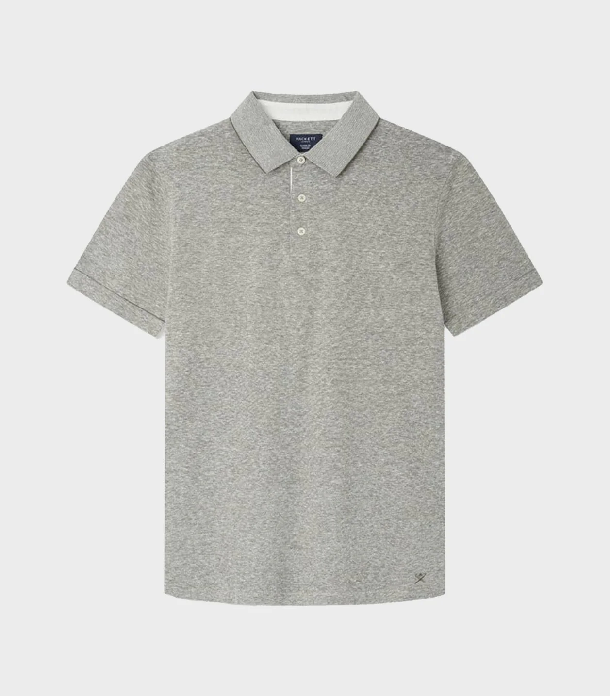 Hackett London - Men's Classic Fit Fil A Fil Polo - Image 9