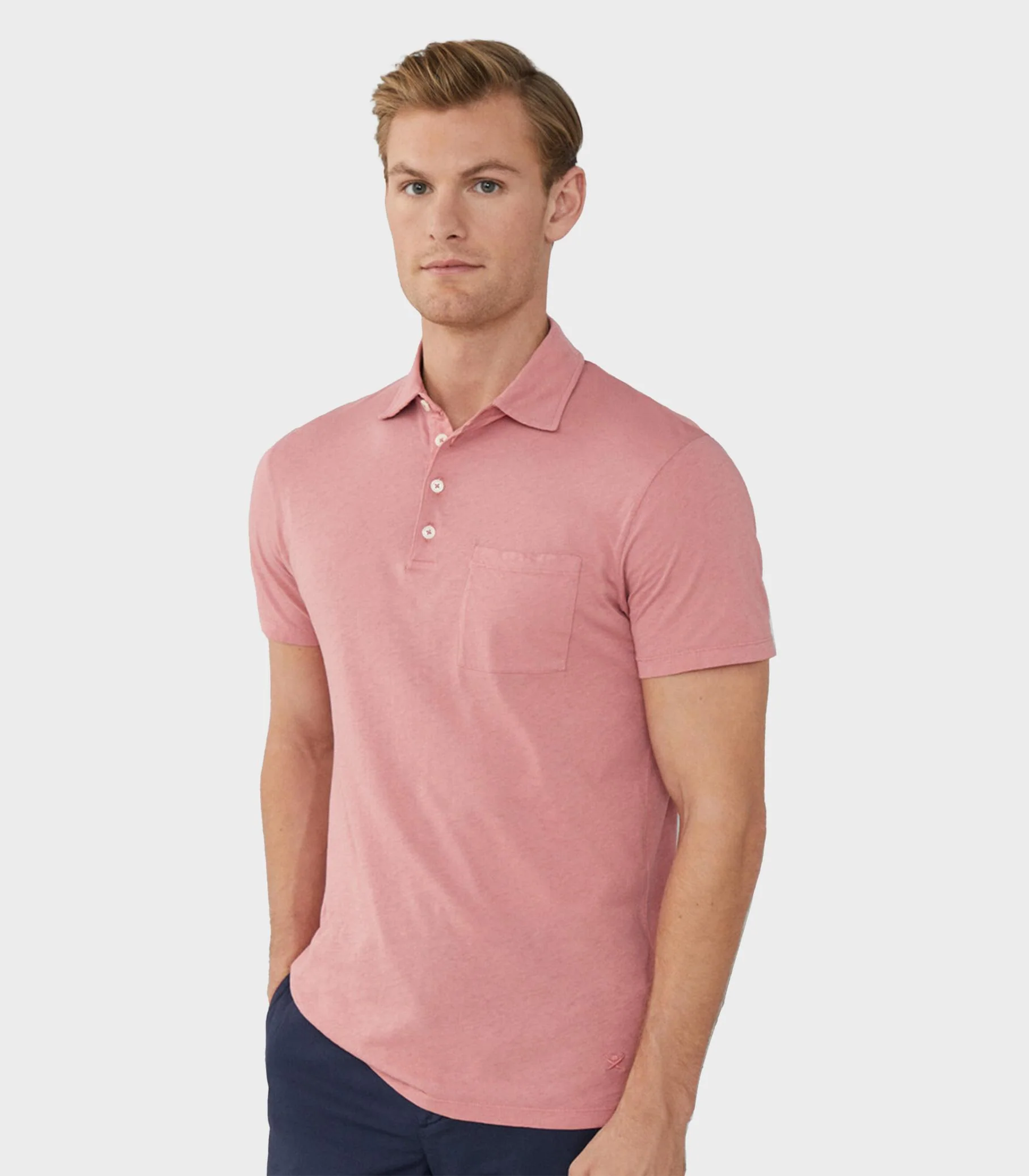 Hackett London - Men's Classic Fit Knit Polo - Image 15