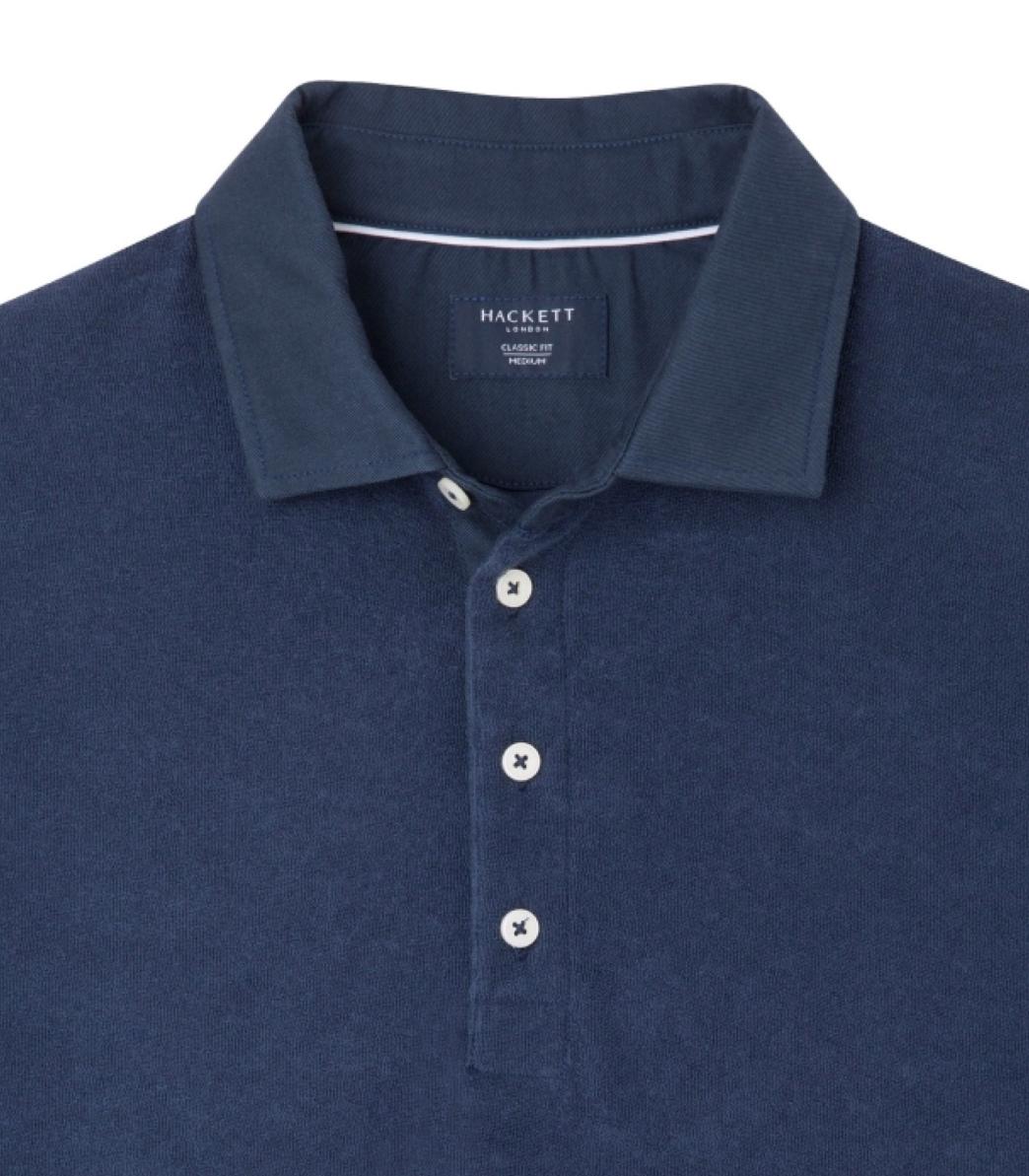 Hackett London - Men's Terry Cloth Polo Shirt - Image 3