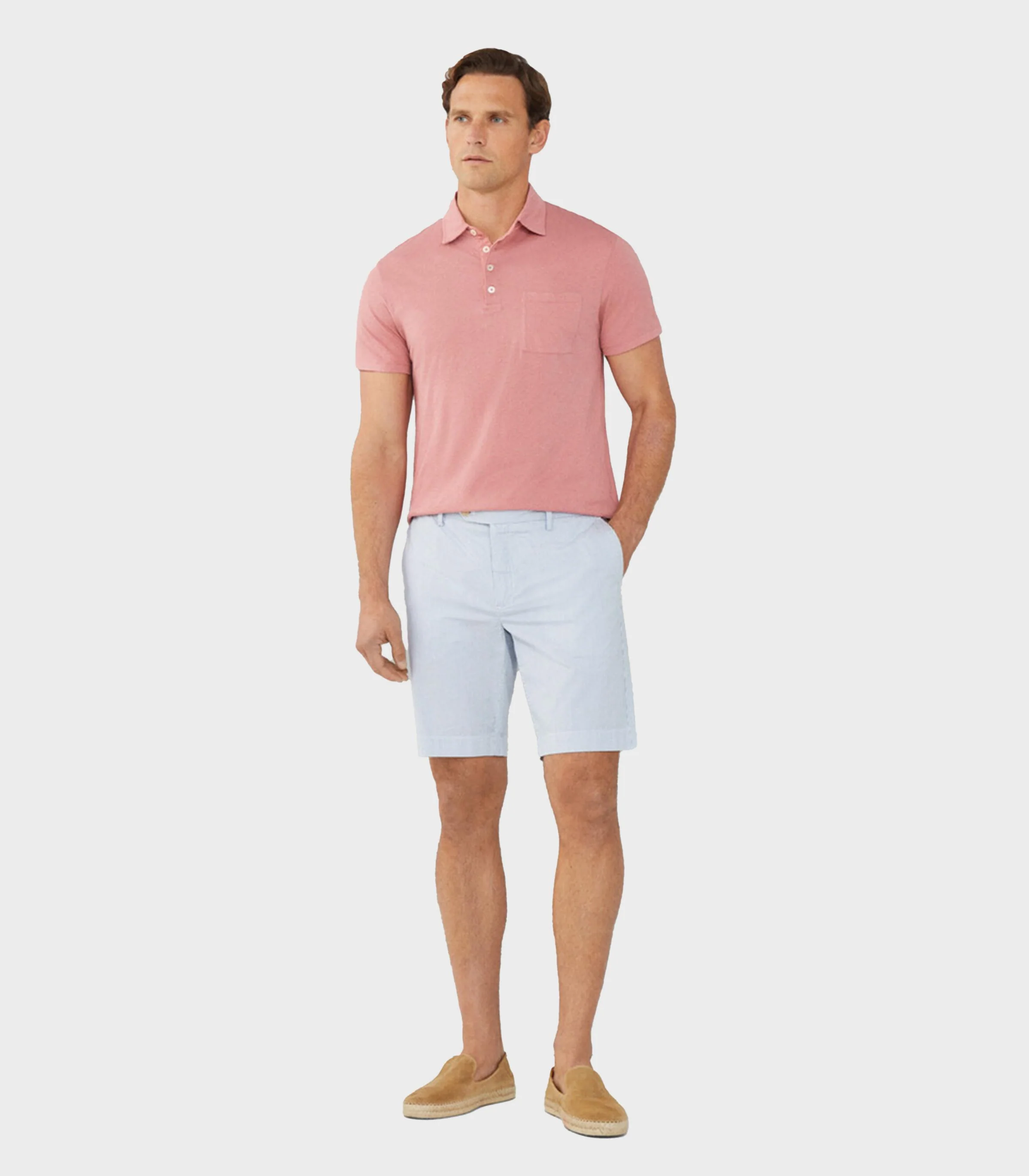 Hackett London - Men's Slim Fit Striped Kensington Shorts - Image 2