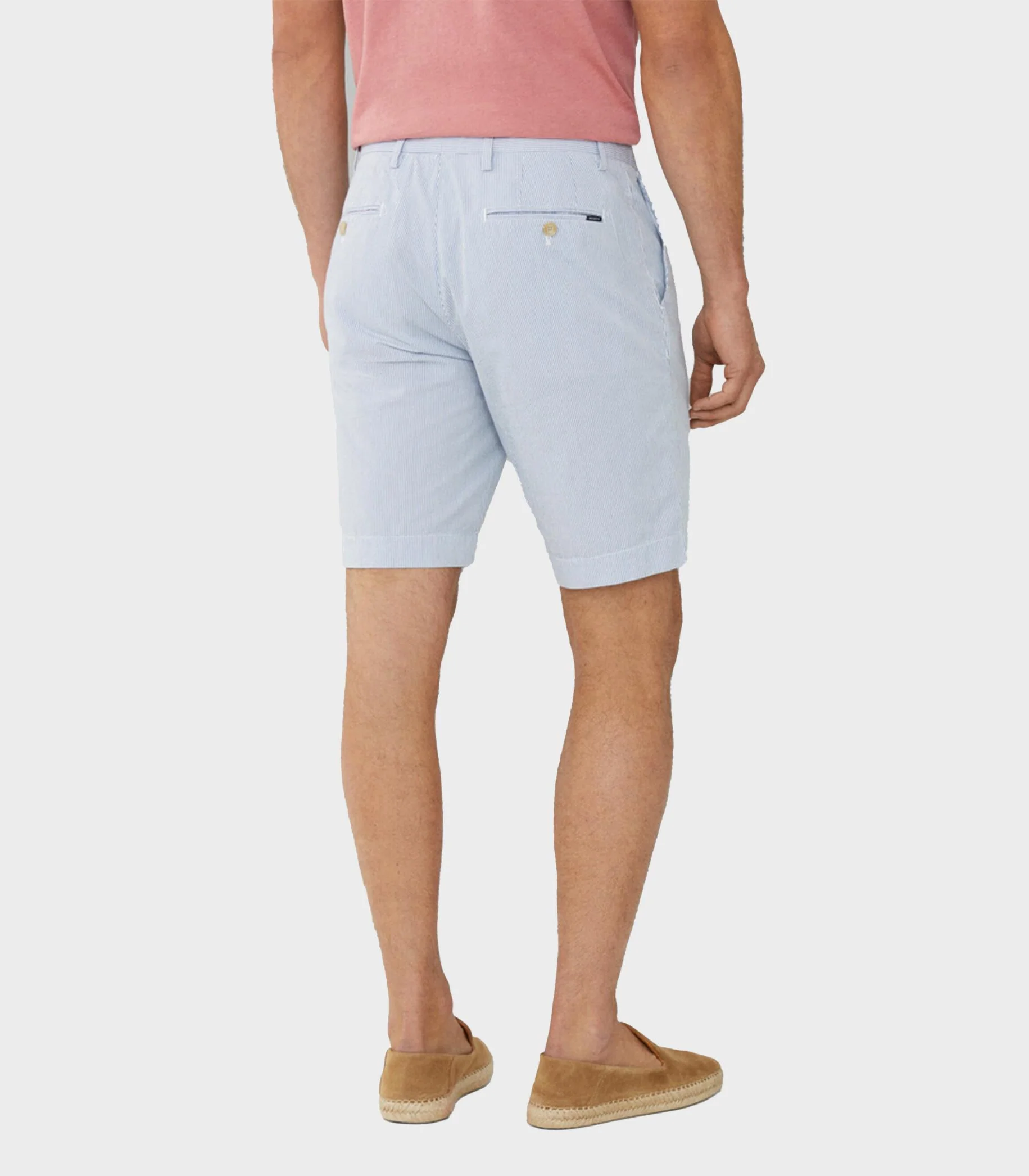 Hackett London - Men's Slim Fit Striped Kensington Shorts - Image 3