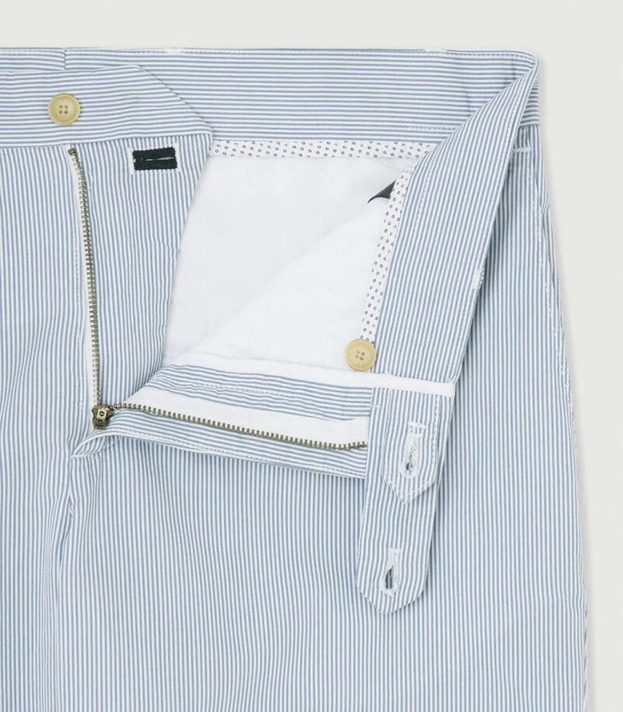 Hackett London - Men's Slim Fit Striped Kensington Shorts - Image 6