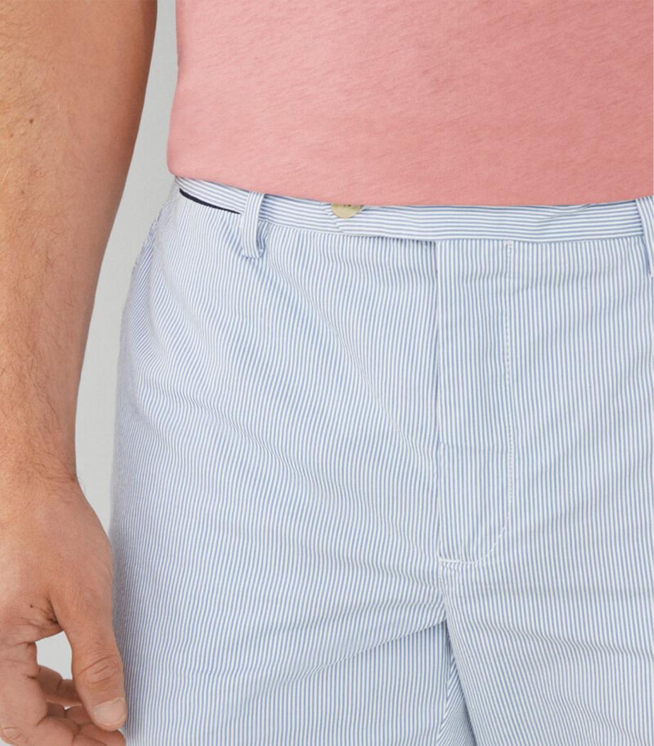Hackett London - Men's Slim Fit Striped Kensington Shorts - Image 7