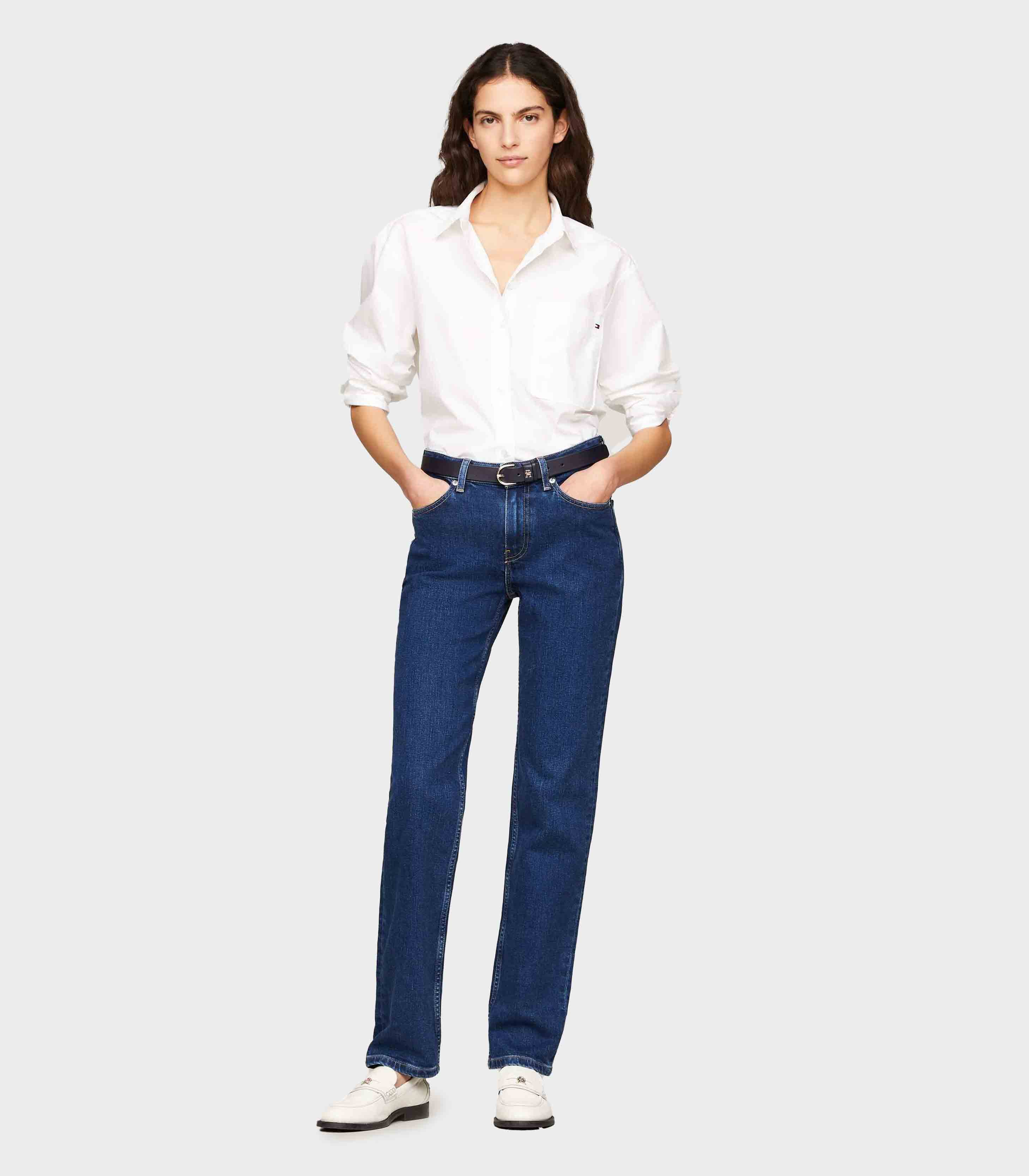 Tommy Hilfiger - Women's Classics Mid Rise Straight Jeans - Image 2